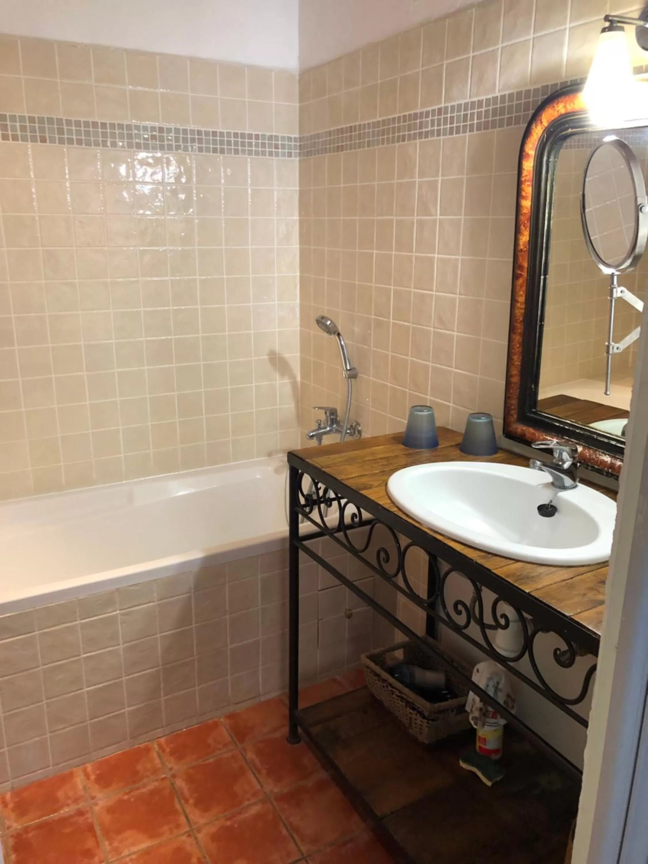 Bathroom in Le Pavillon Vert - B&B