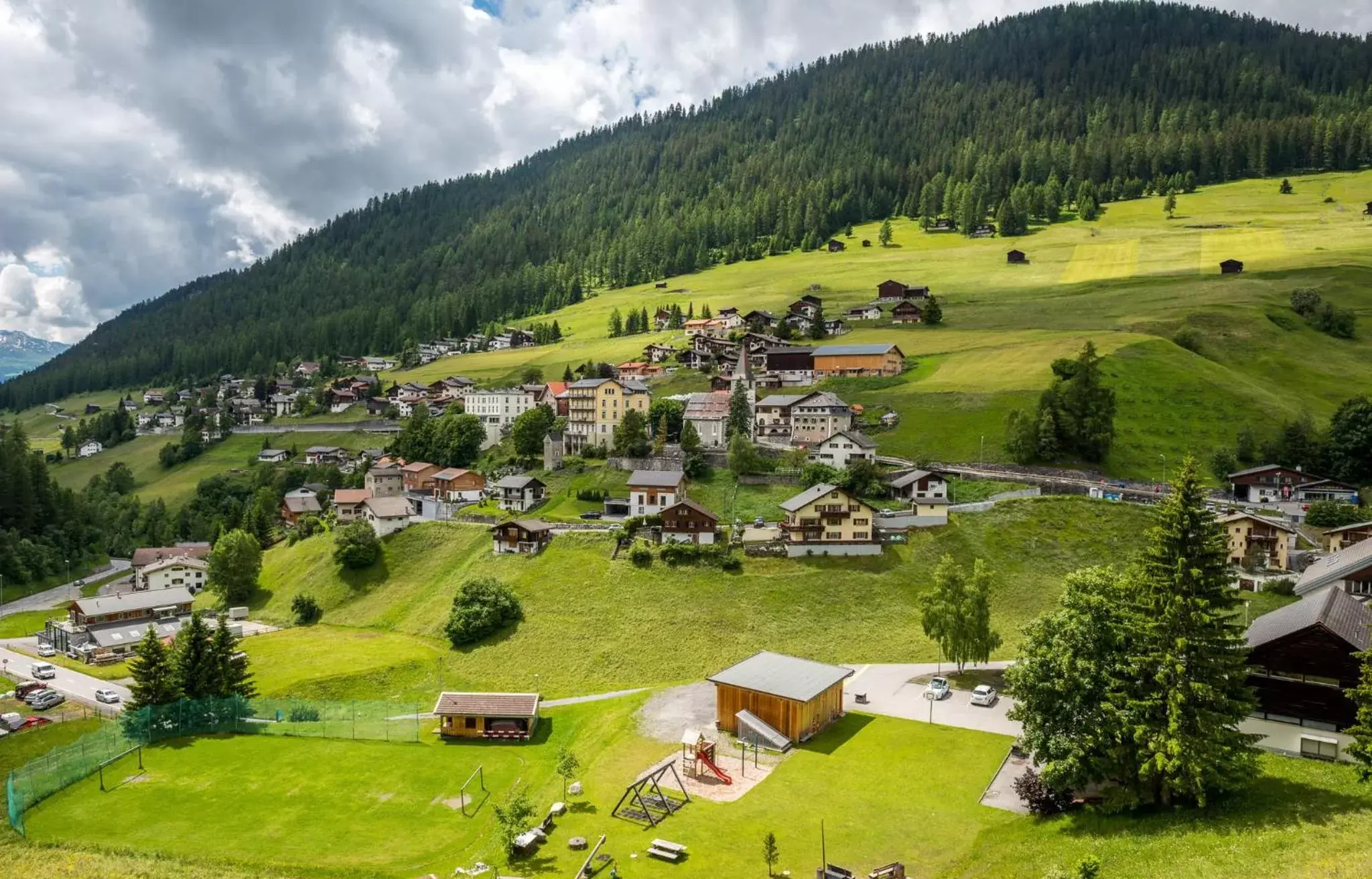 Neighbourhood, Bird's-eye View in Aparthotel Muchetta