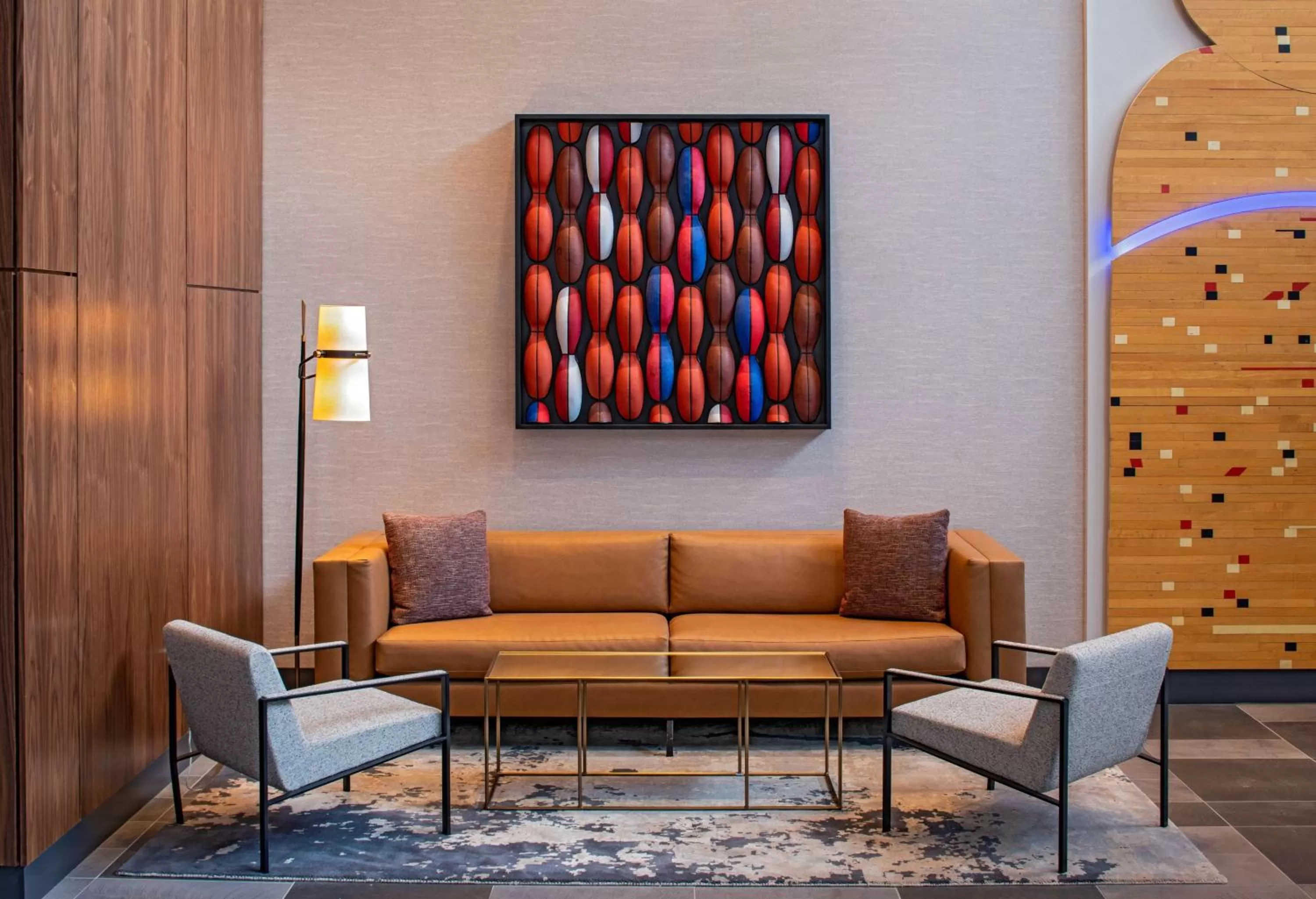 Lobby or reception in Hyatt House Indianapolis Downtown