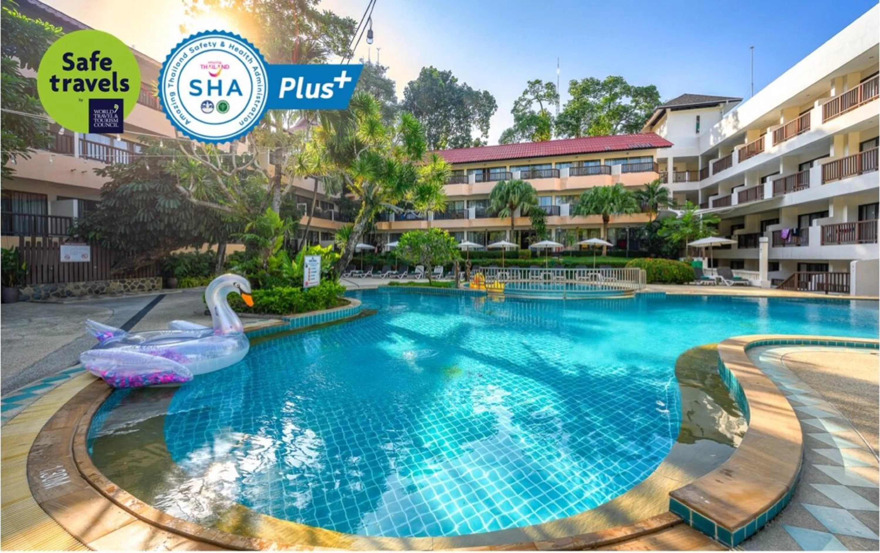 Property building in Patong Lodge Hotel - Thailand's Green Hotel Plus