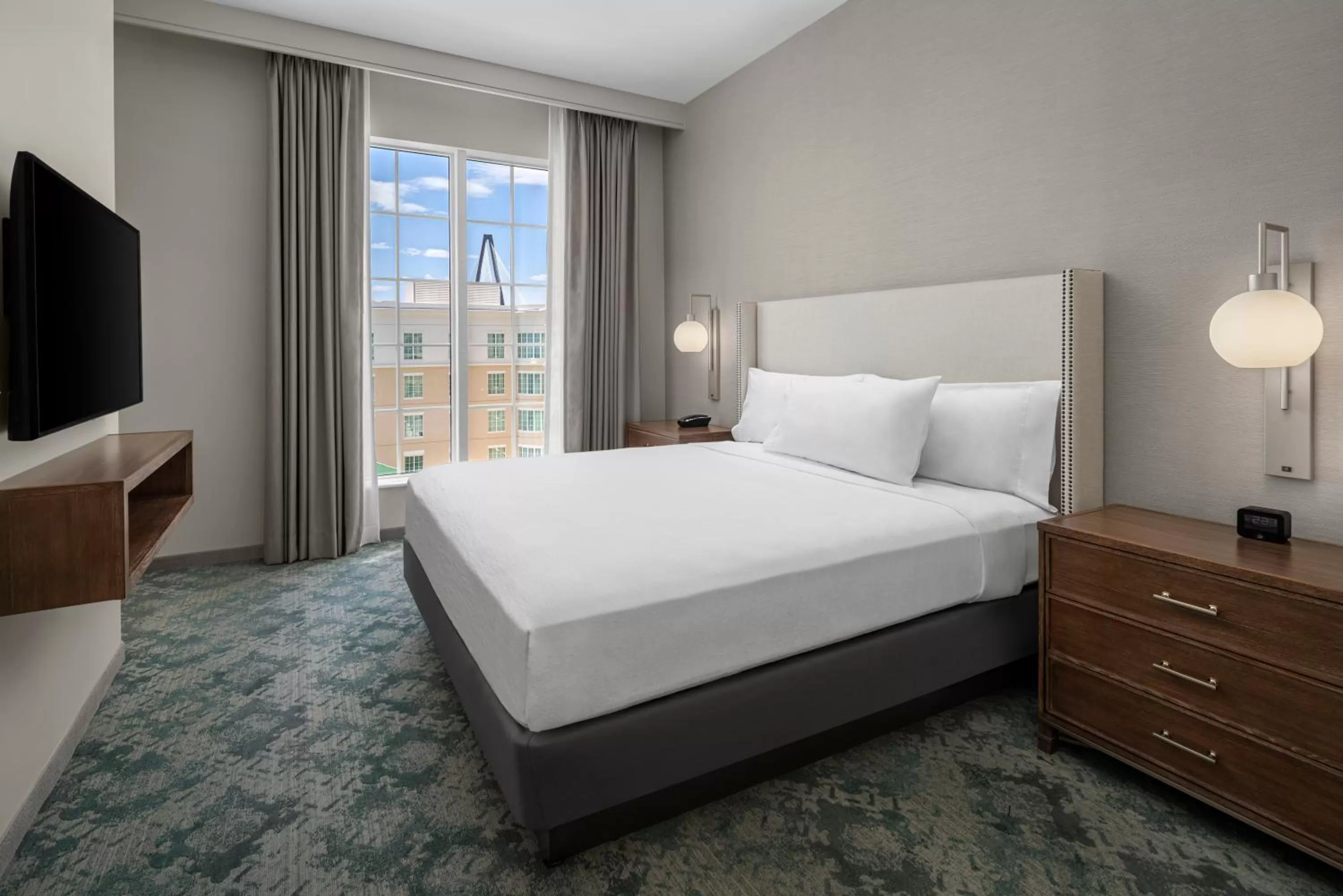 Bedroom, Bed in Embassy Suites by Hilton Charleston Harbor Mt. Pleasant