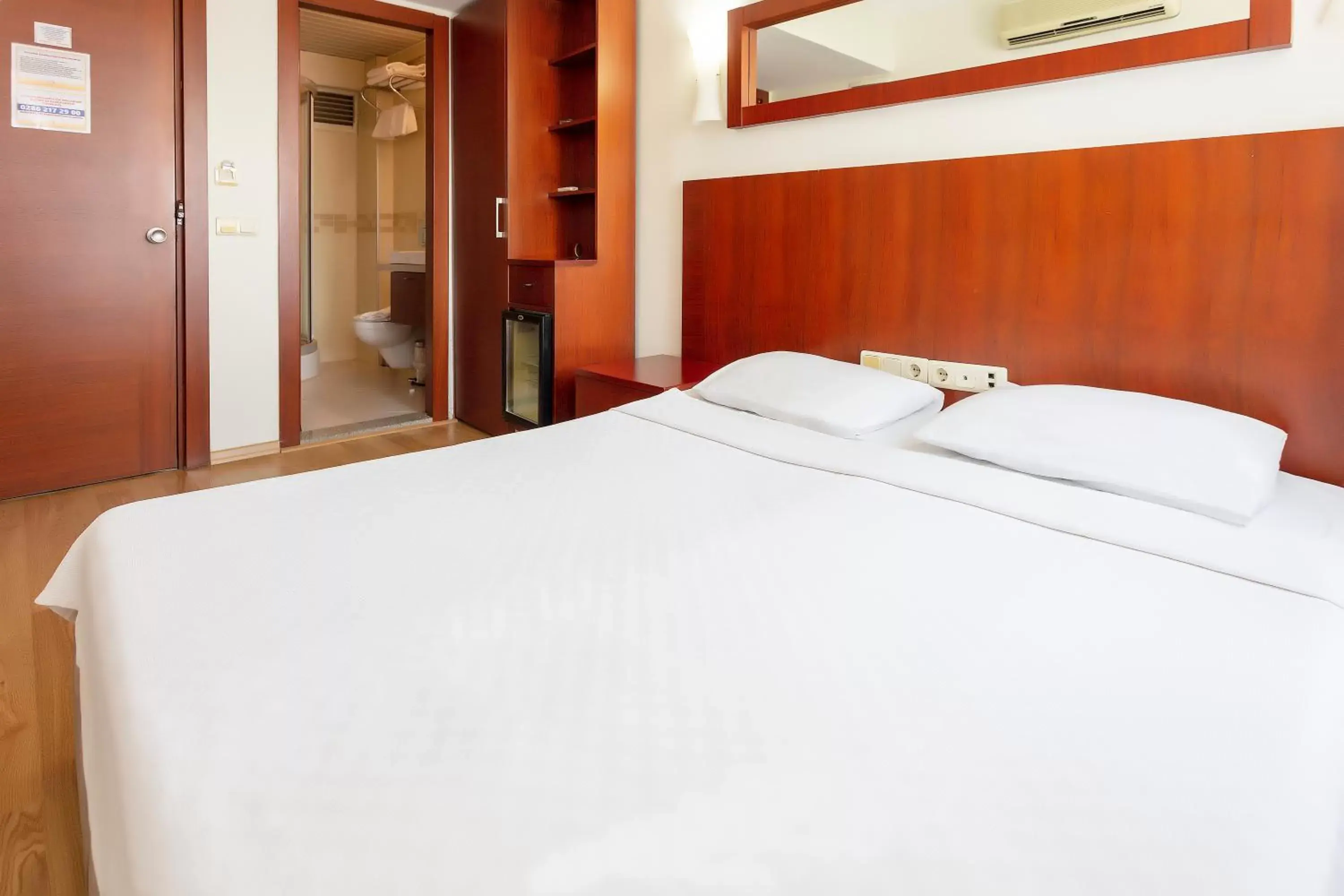 Bed in Pelit Troya Hotel