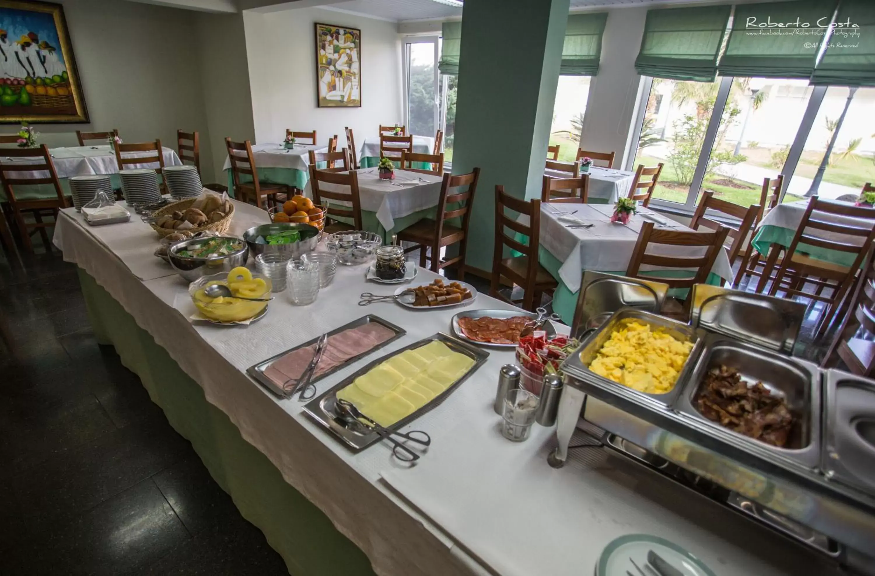 Dining area in Hotel Teresinha