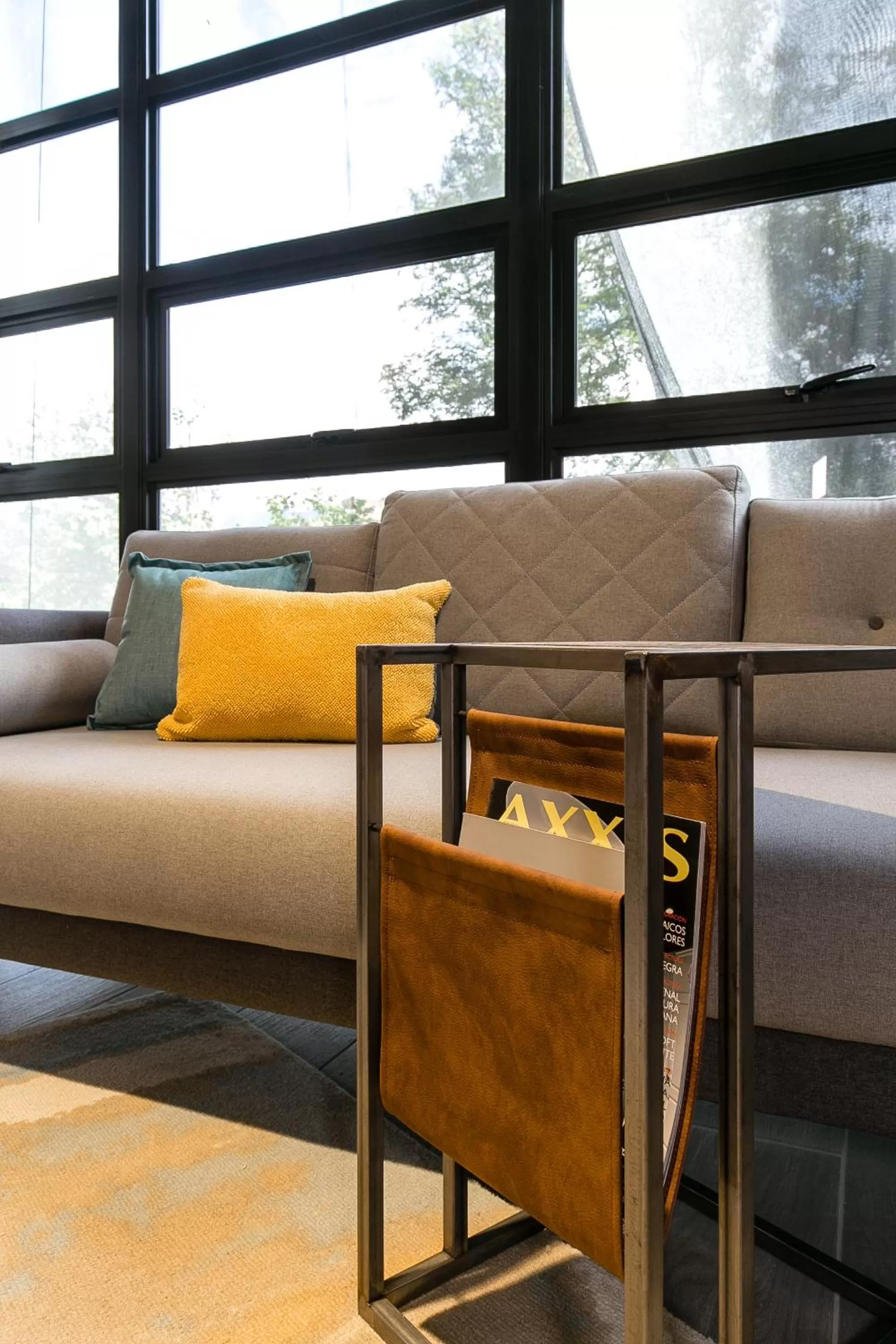 Bed in Factory Lofts Hotel