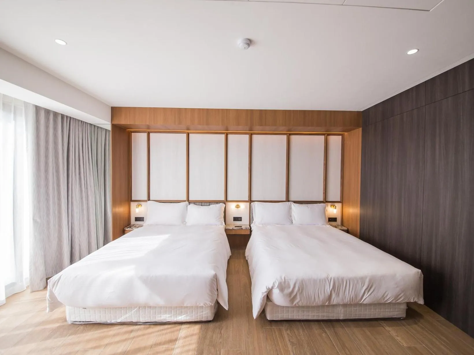 Bed in Hôtel de Ľeau