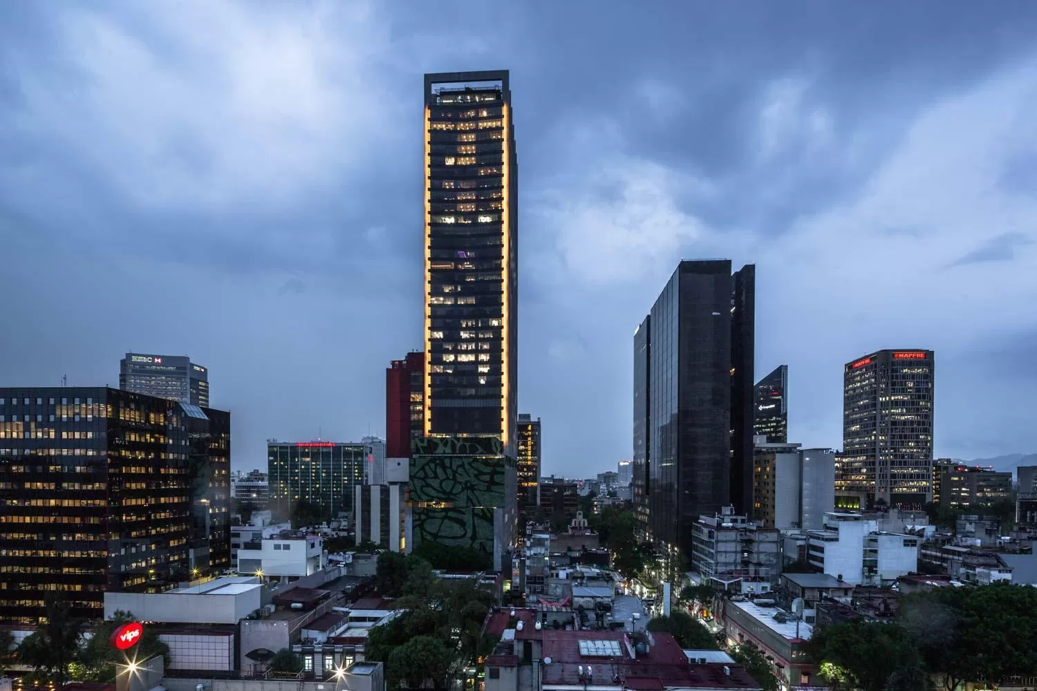 City view in Eurostars Zona Rosa Suites