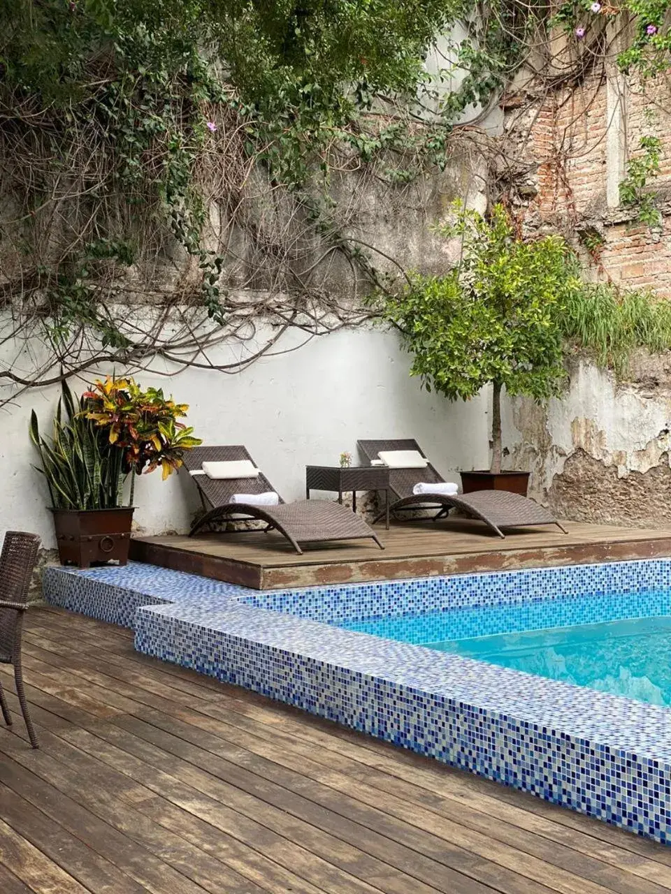 Swimming Pool in Hotel Boutique Hacienda Guadalupe