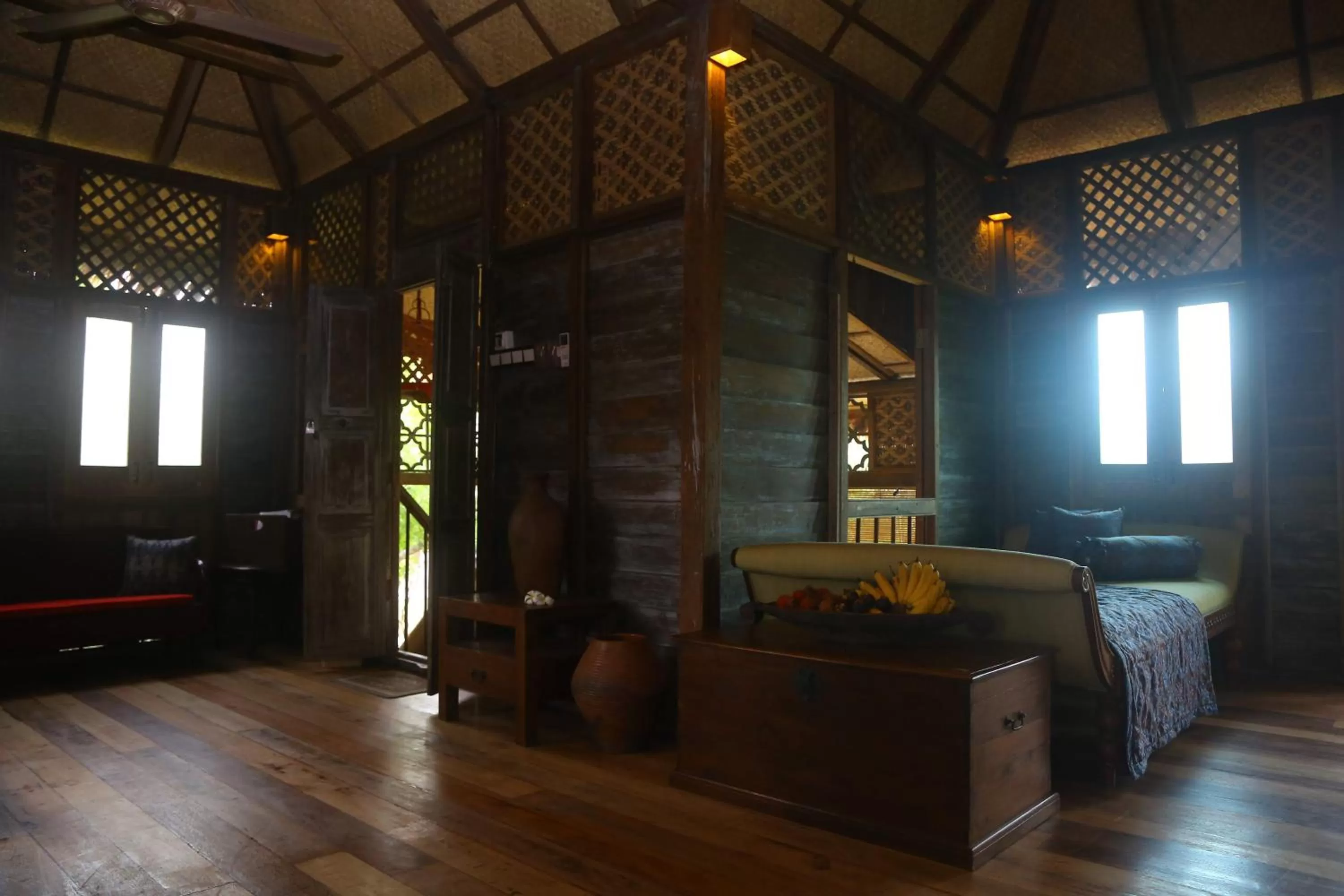 Seating area in Kunang Kunang Heritage Villas