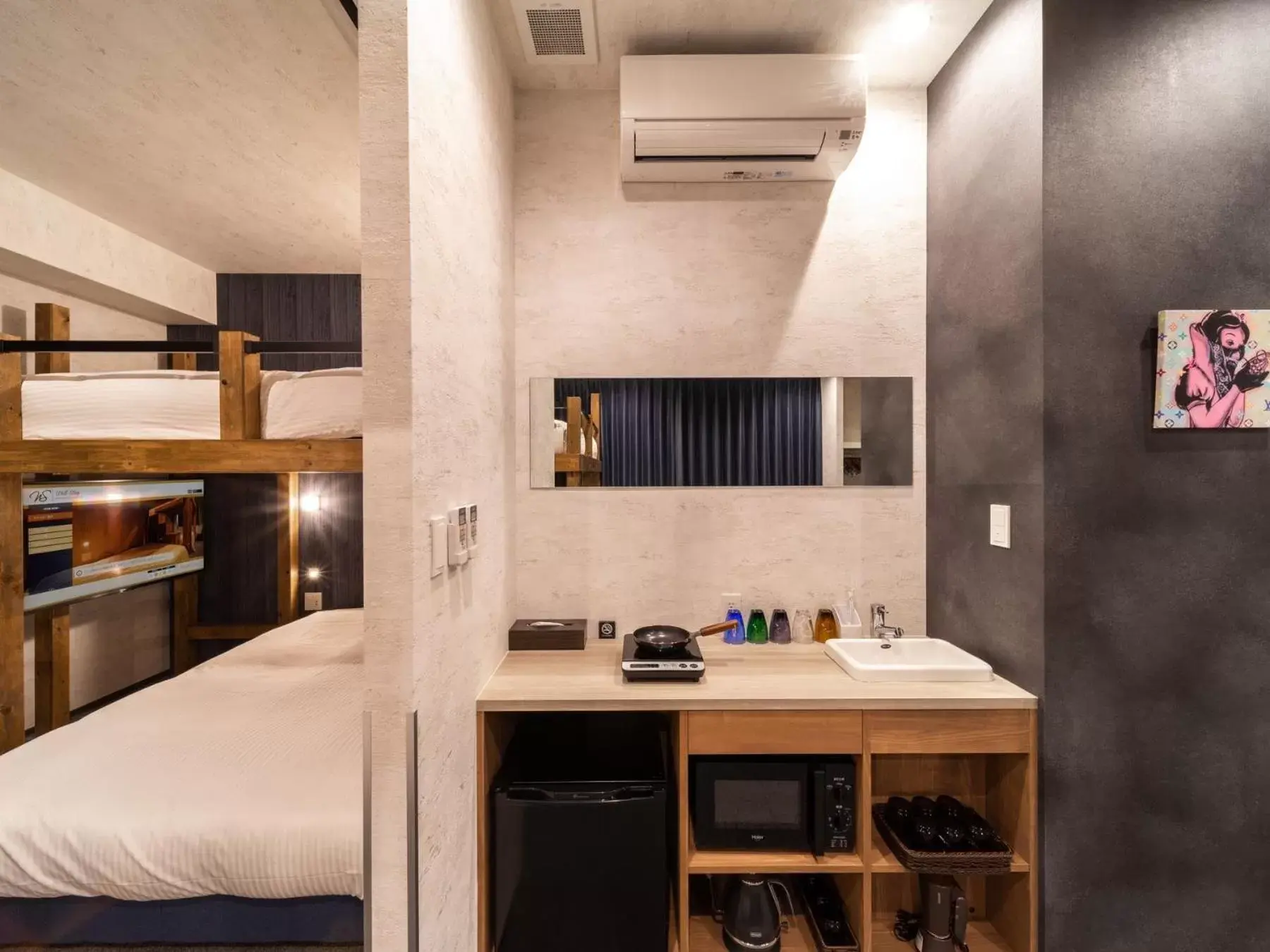 Kitchen/Kitchenette in WELLSTAY Namba