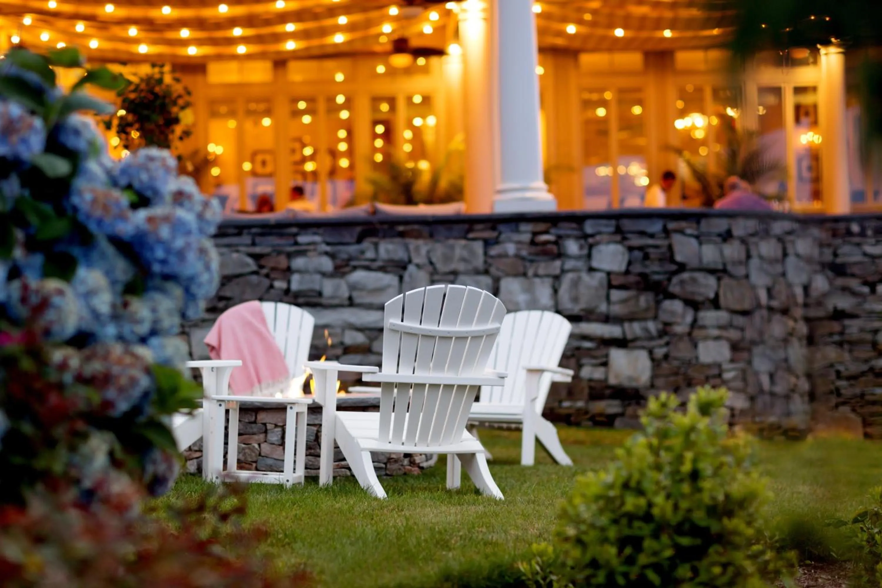 Patio in The Chanler at Cliff Walk