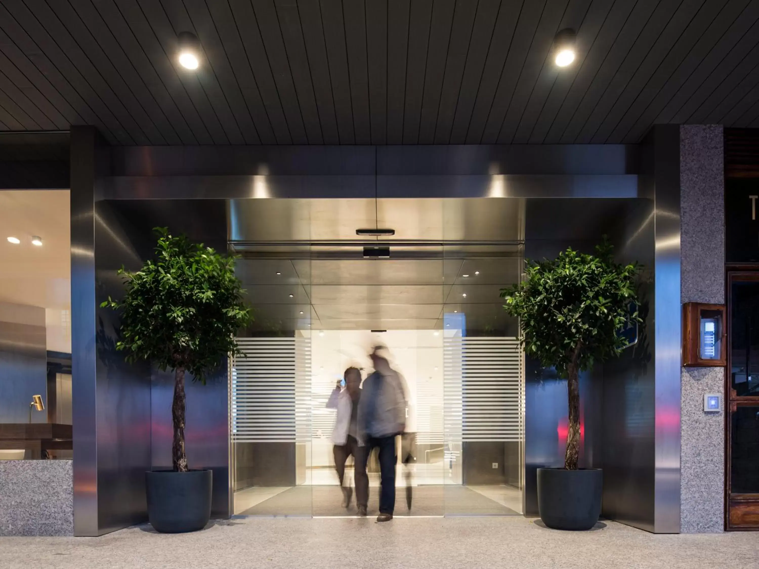 Lobby or reception in Hotel Riazor