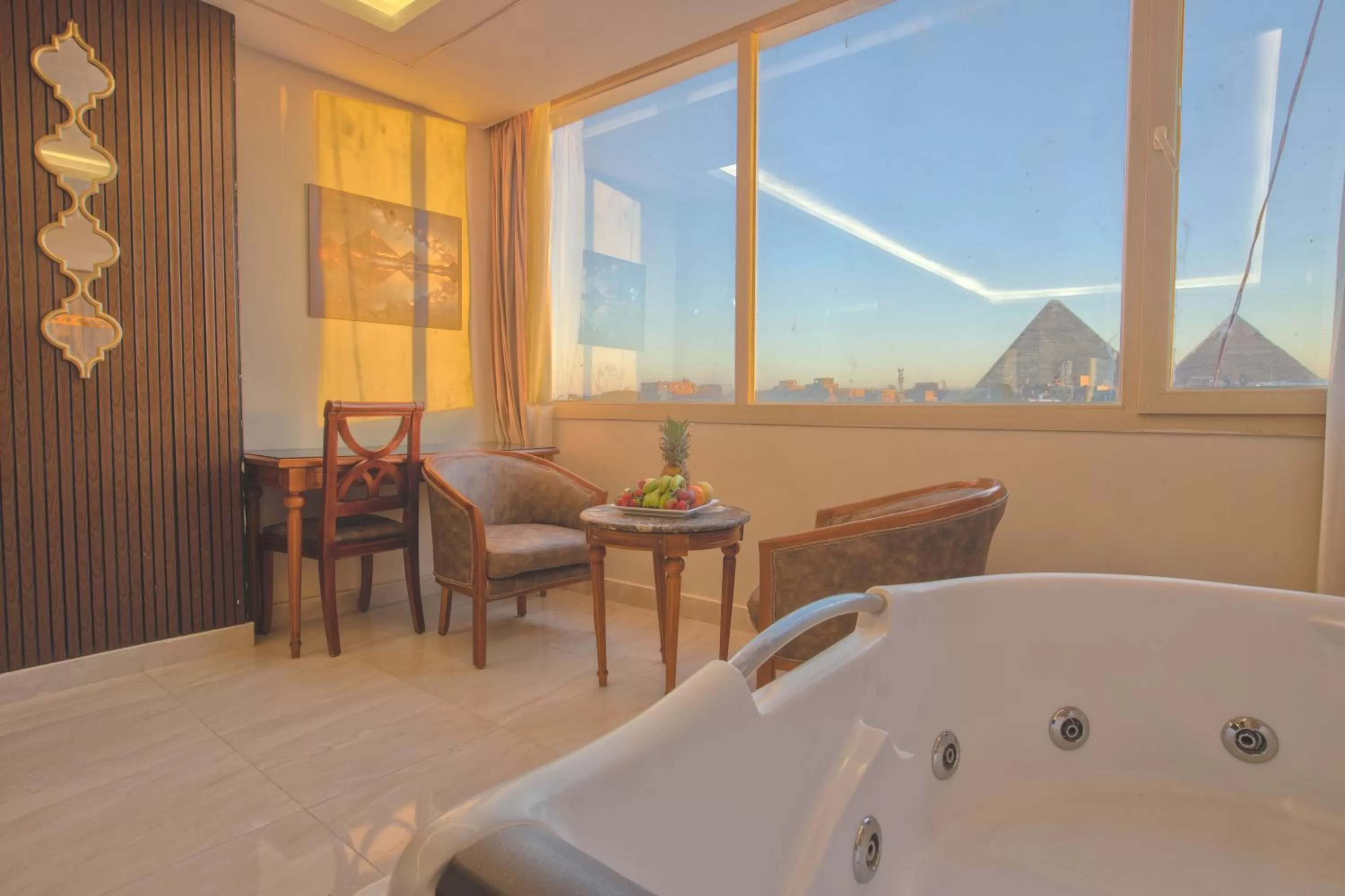 Hot Tub in The Muse Pyramids