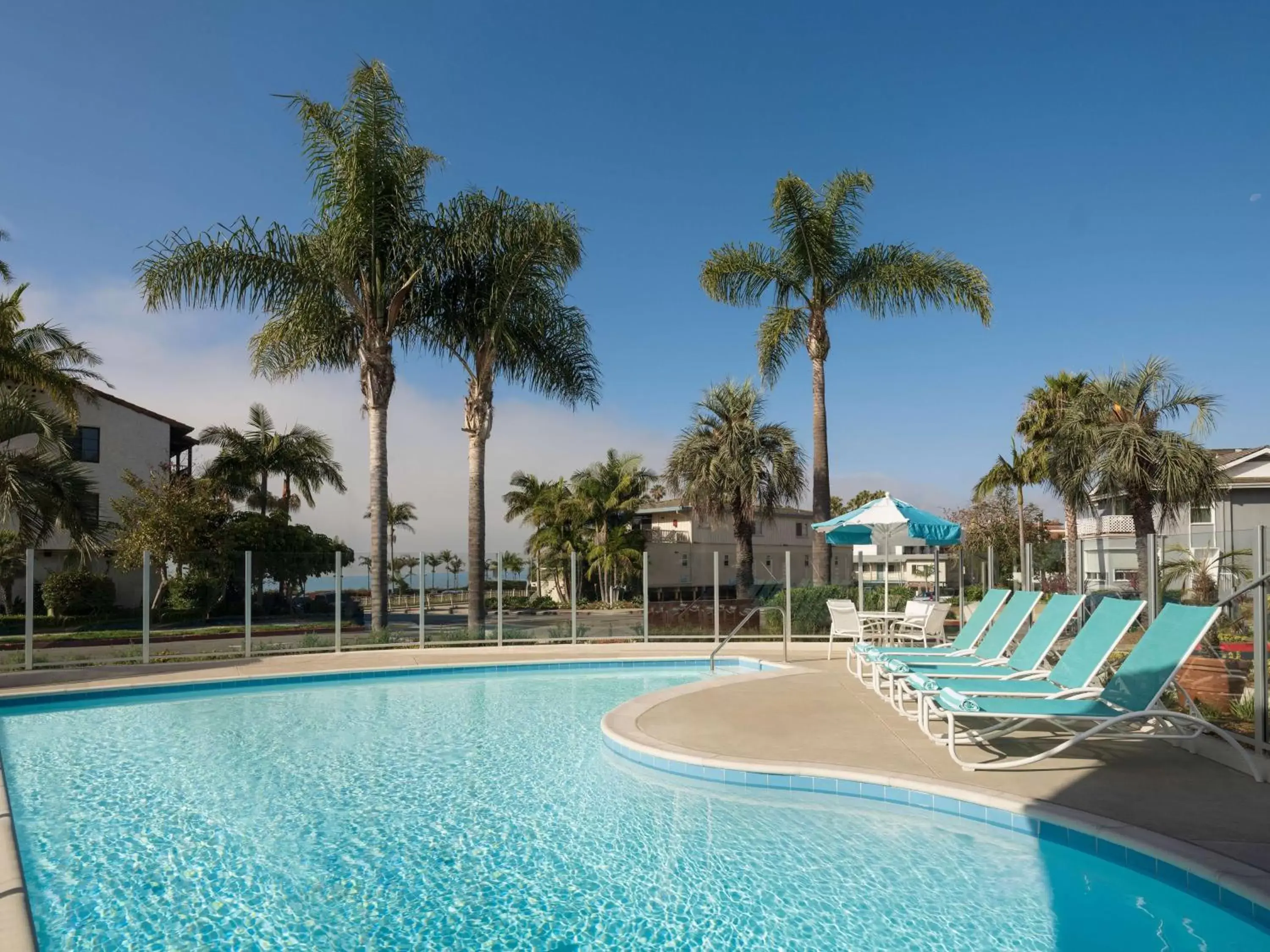 Pool view, Swimming Pool in Motel 6-Santa Barbara, CA - Beach