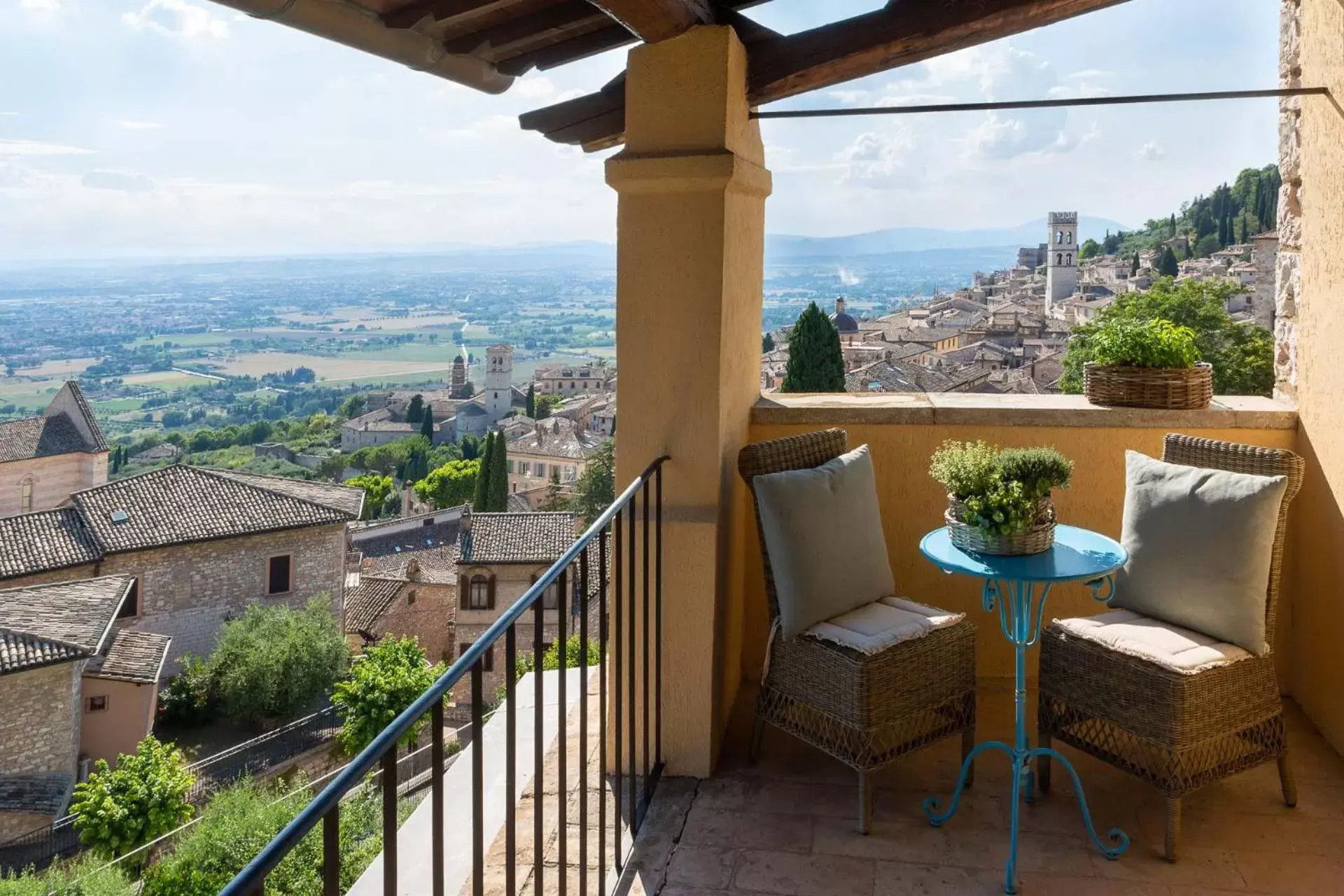 City view, Balcony/Terrace in Hotel Ideale