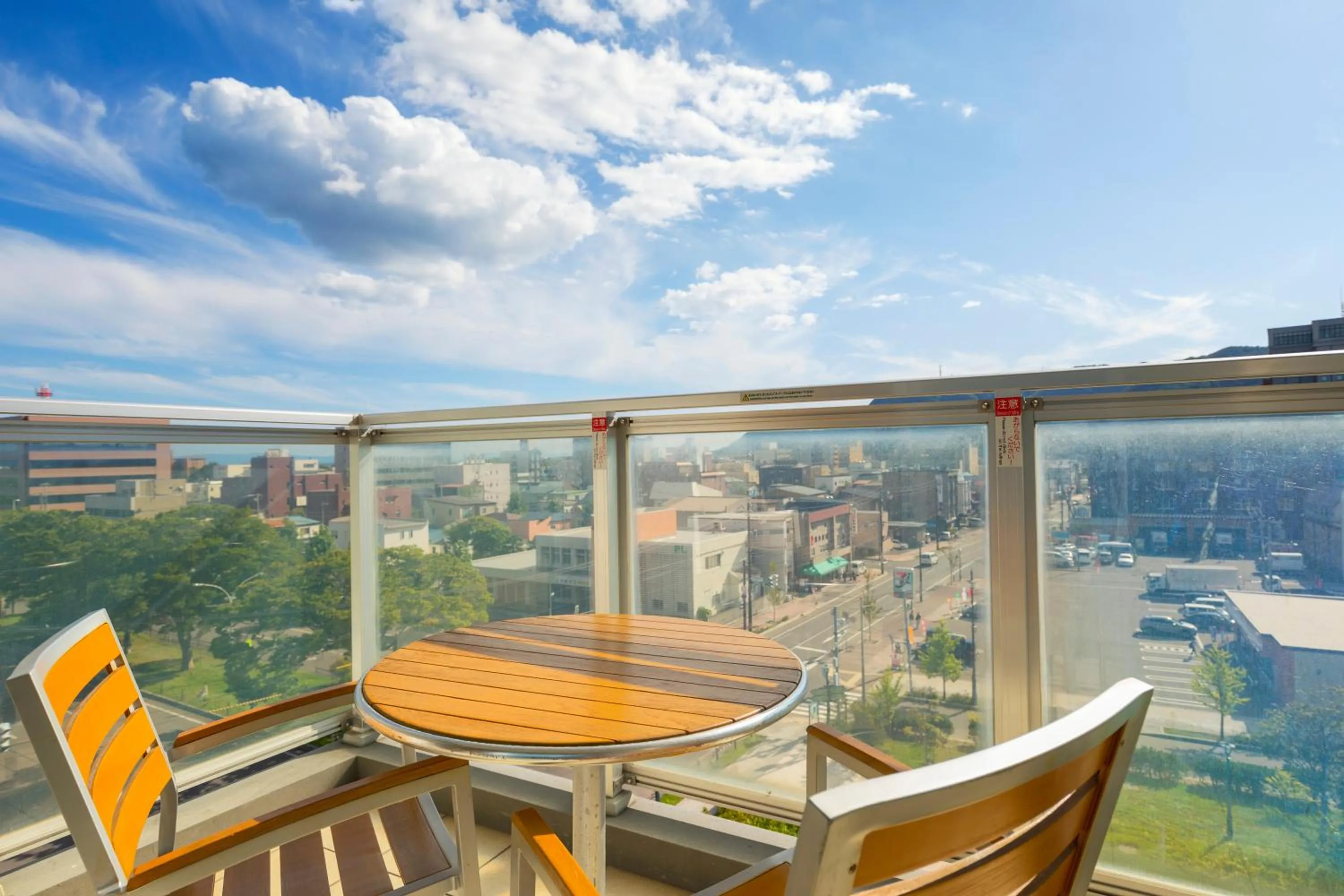 Balcony/Terrace in Hakodate Danshaku Club Hotel & Resorts
