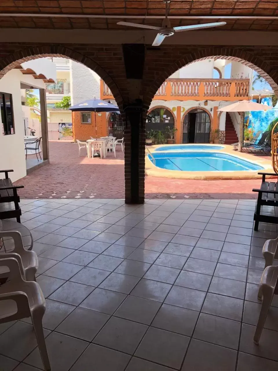 Swimming pool in Bungalows Flamingos