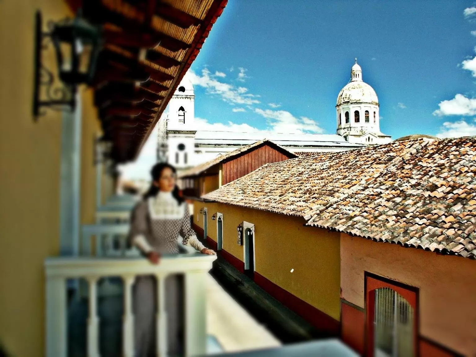 Balcony/Terrace in Hotel & Restaurante La Gran Francia