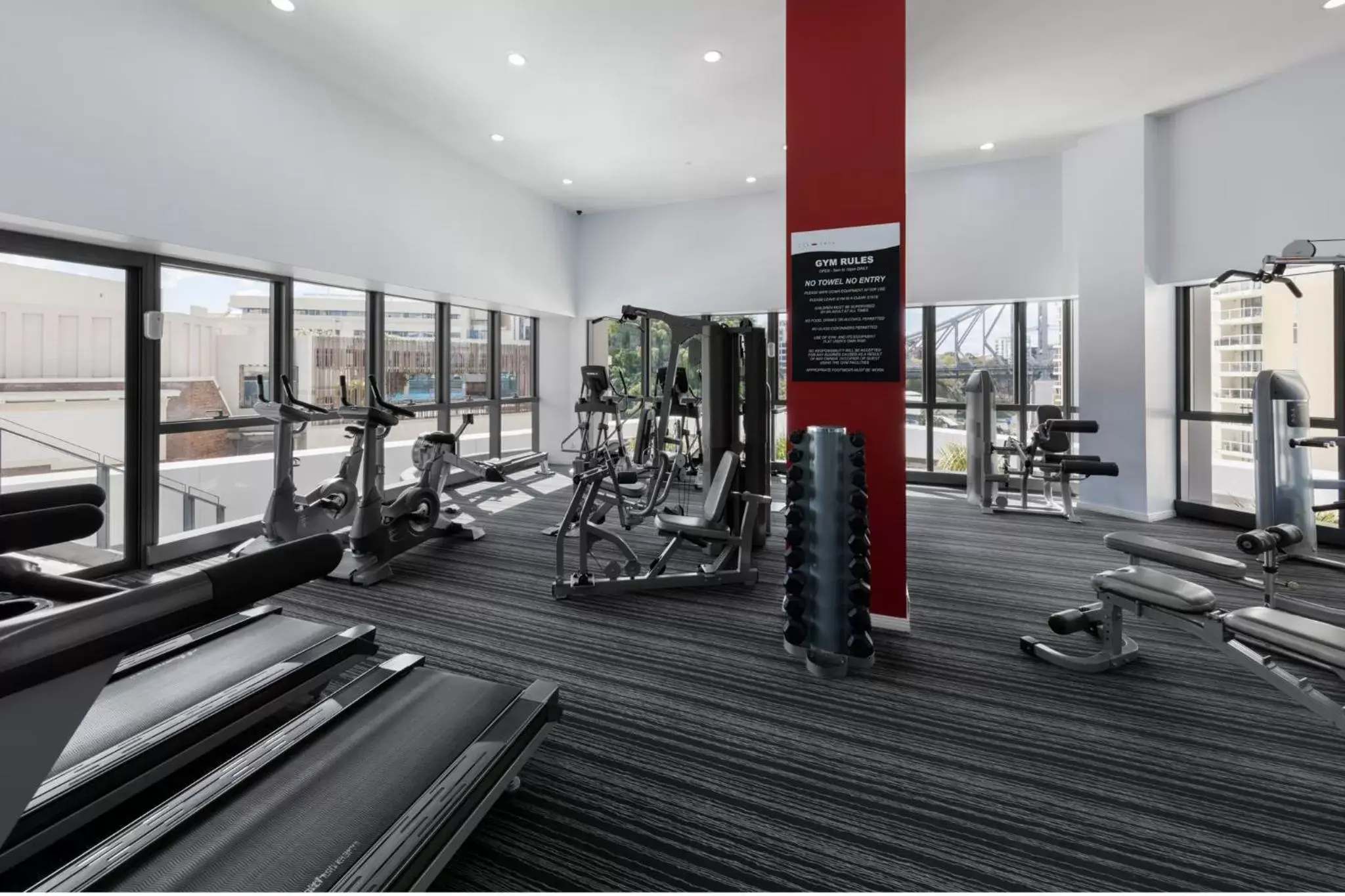 Fitness centre/facilities, Fitness Center/Facilities in Meriton Suites Adelaide Street, Brisbane
