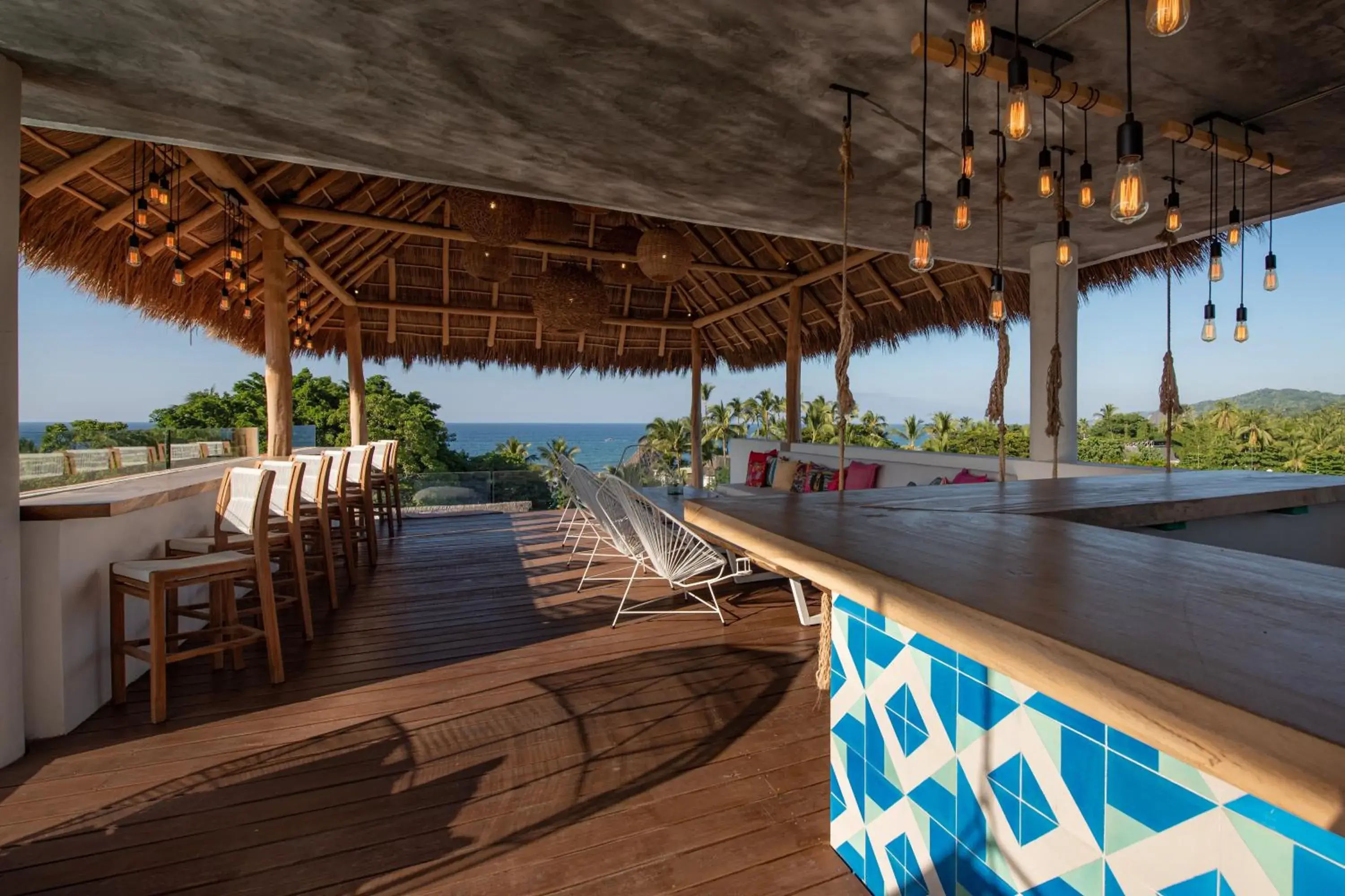 Balcony/Terrace, Swimming Pool in Sayulinda Hotel