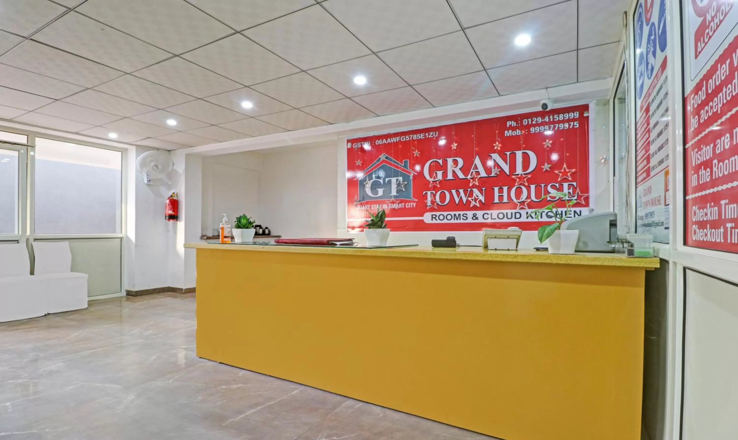 Lobby or reception in Treebo Grand Town House