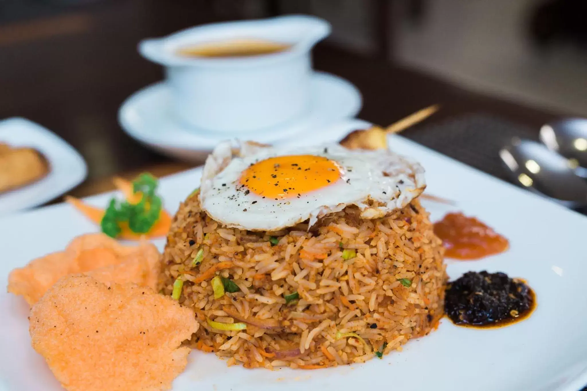 Food close-up in Ceylon City Hotel,Colombo