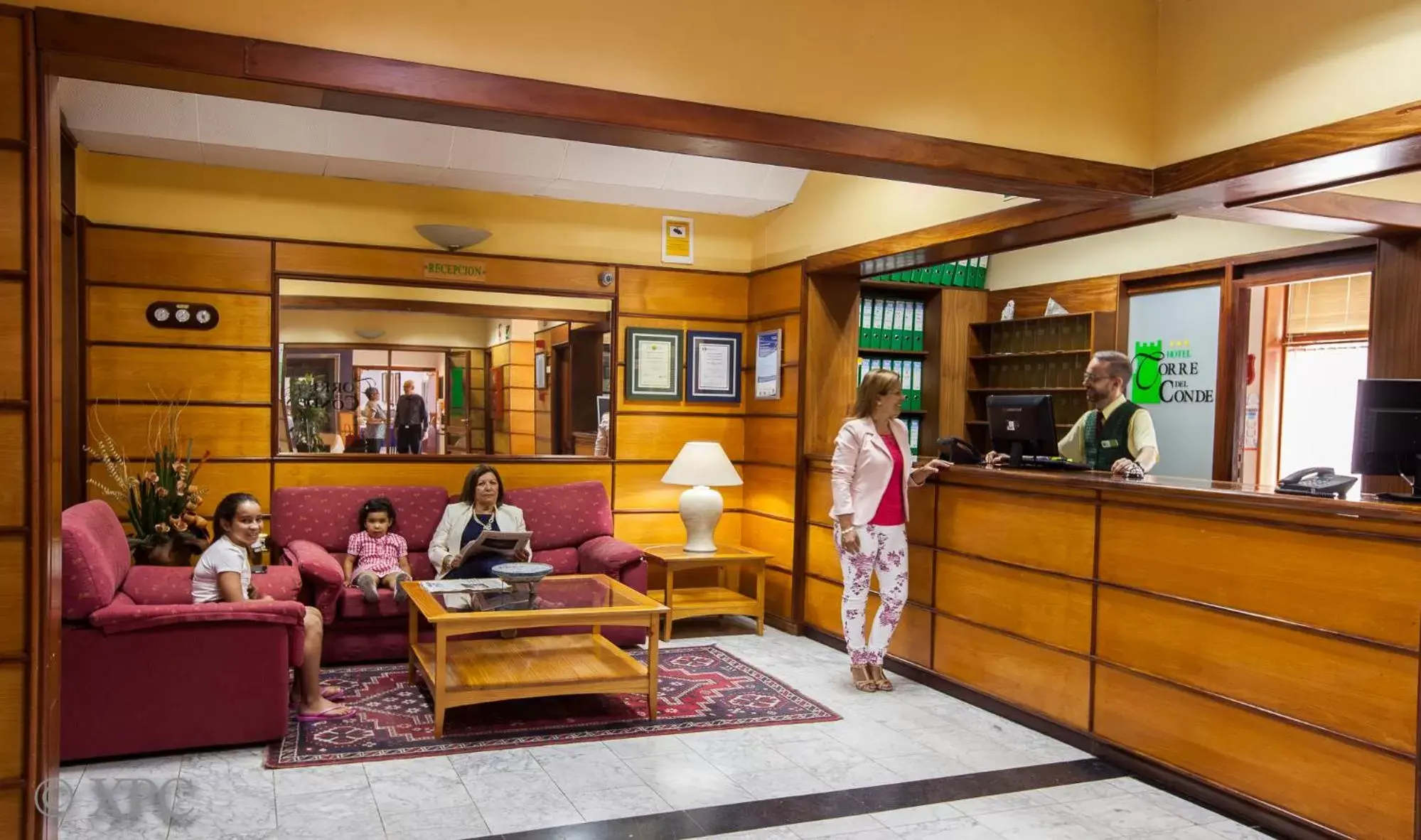 Lobby or reception, Lobby/Reception in Hotel Torre Del Conde