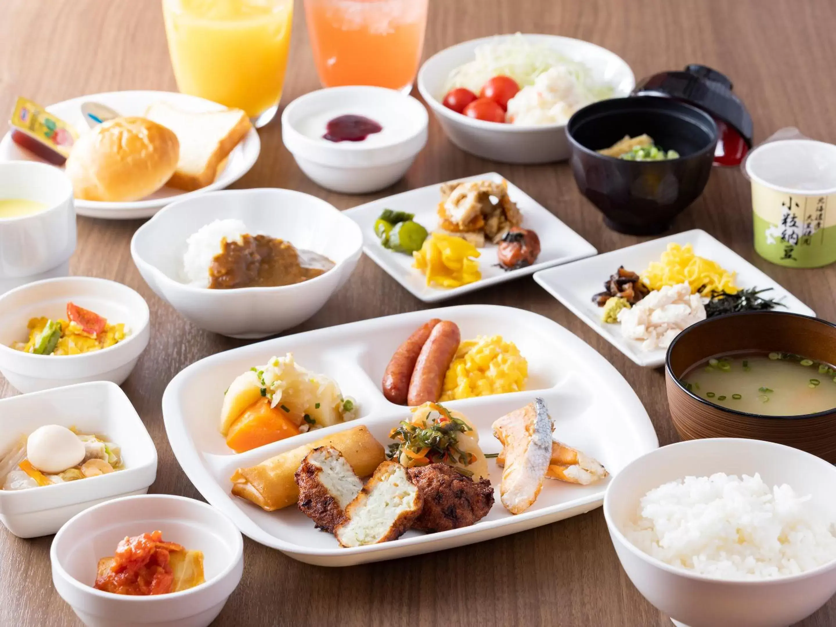 Buffet breakfast in Hotel Wing International Izumi