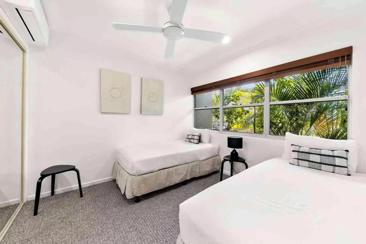 Bed in Andari Holiday Apartments