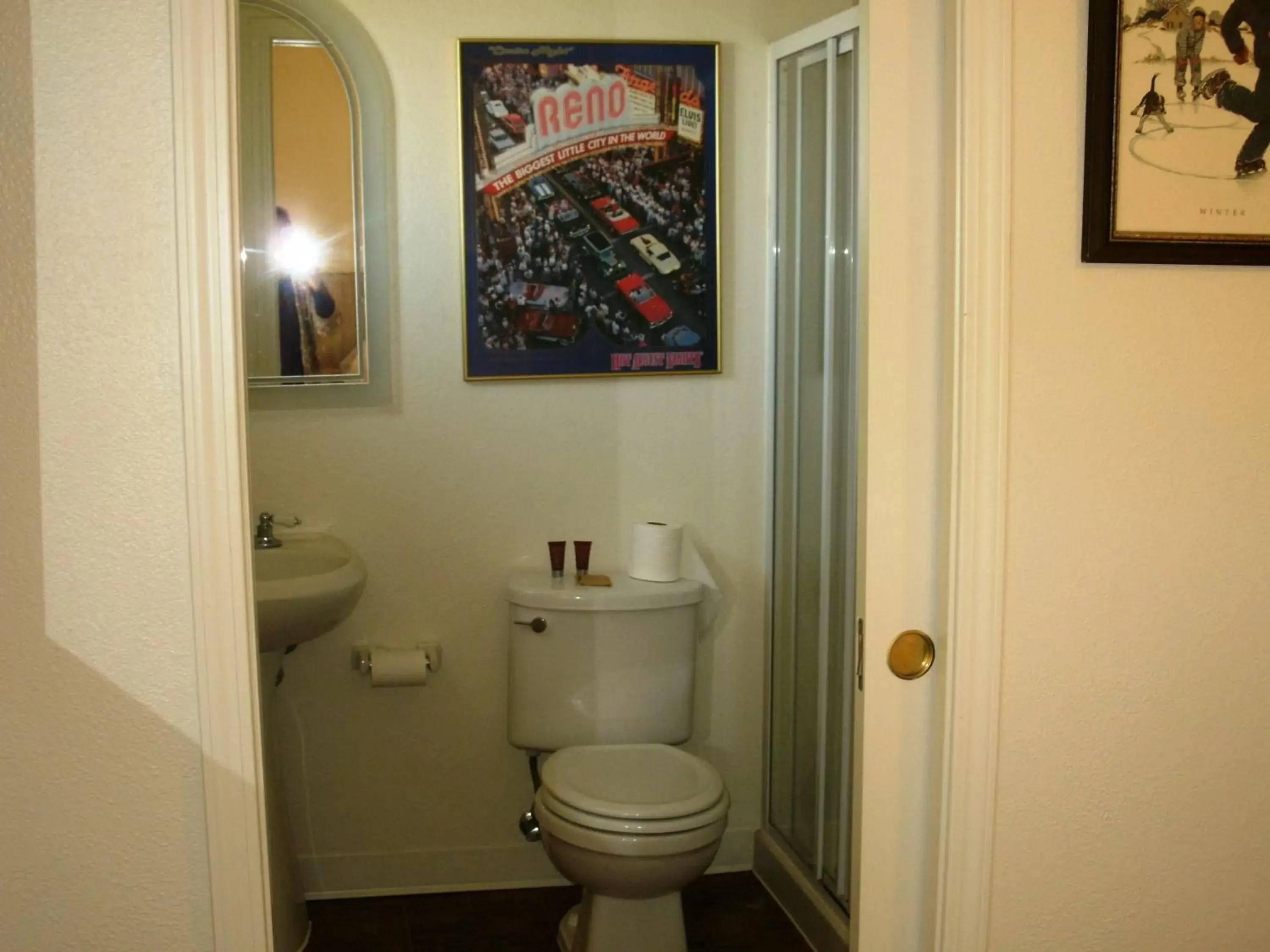Bathroom in Virginia City Inn