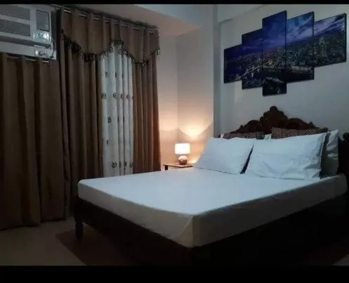 Bed in Cubao ManhattanHeights Unit 23D Tower C, 1 BR