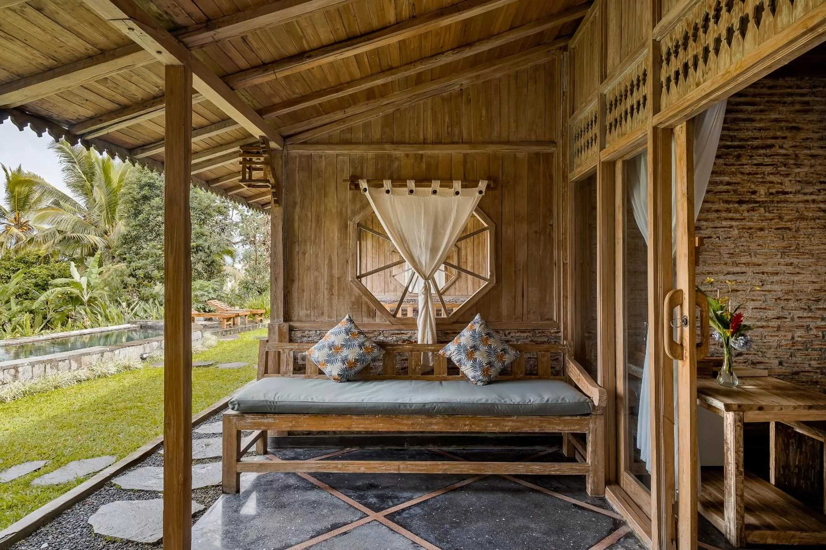 Patio in Joglo Organik Guesthouse