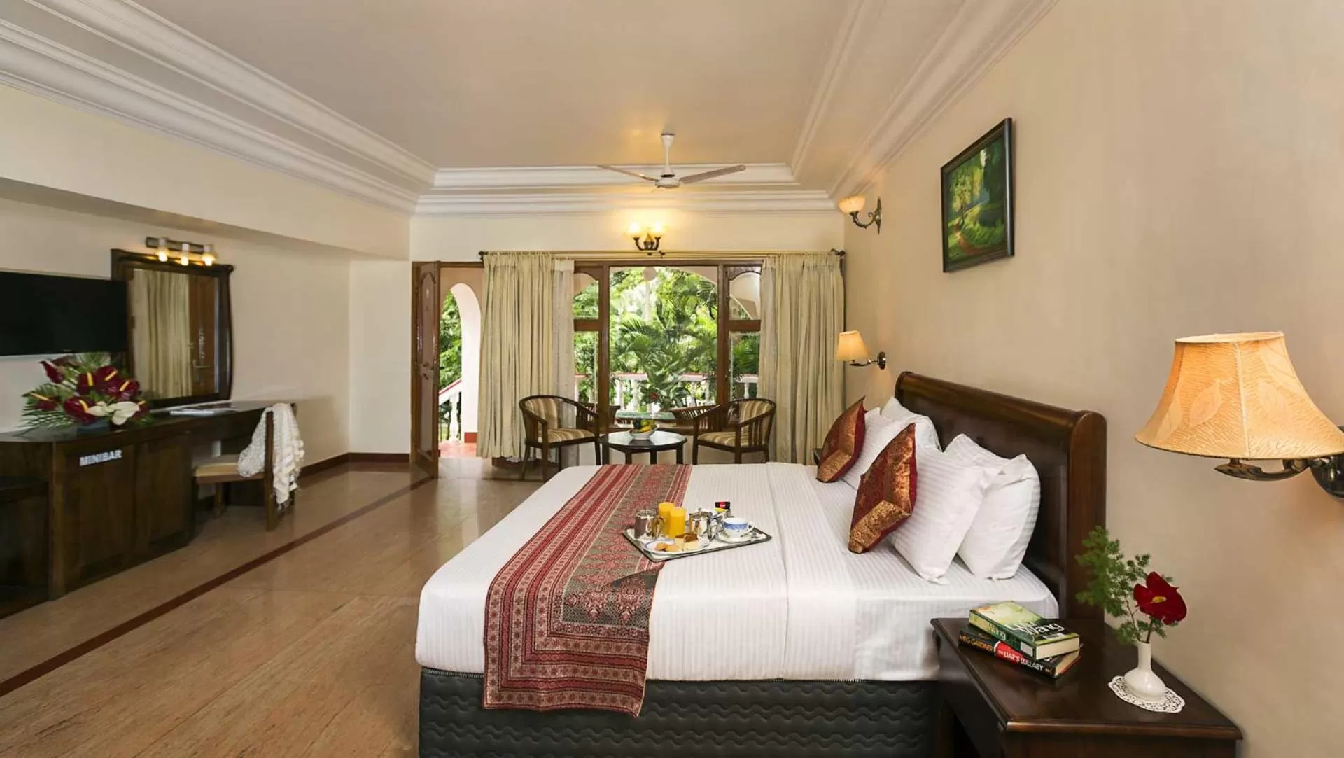 Bed in GReaT Trails Riverview Thanjavur By GRT Hotels