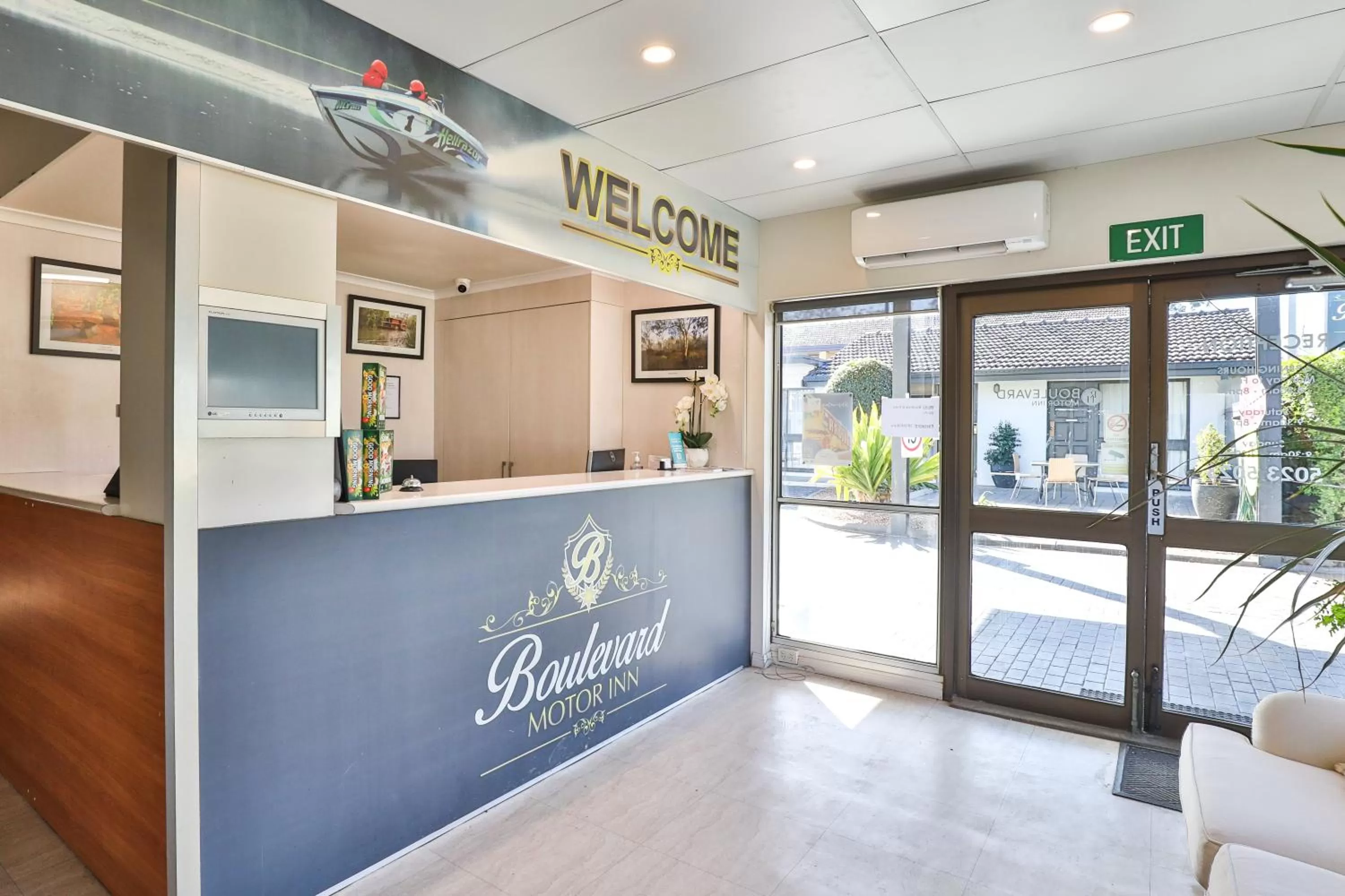 Lobby or reception in Boulevard Motor Inn Mildura