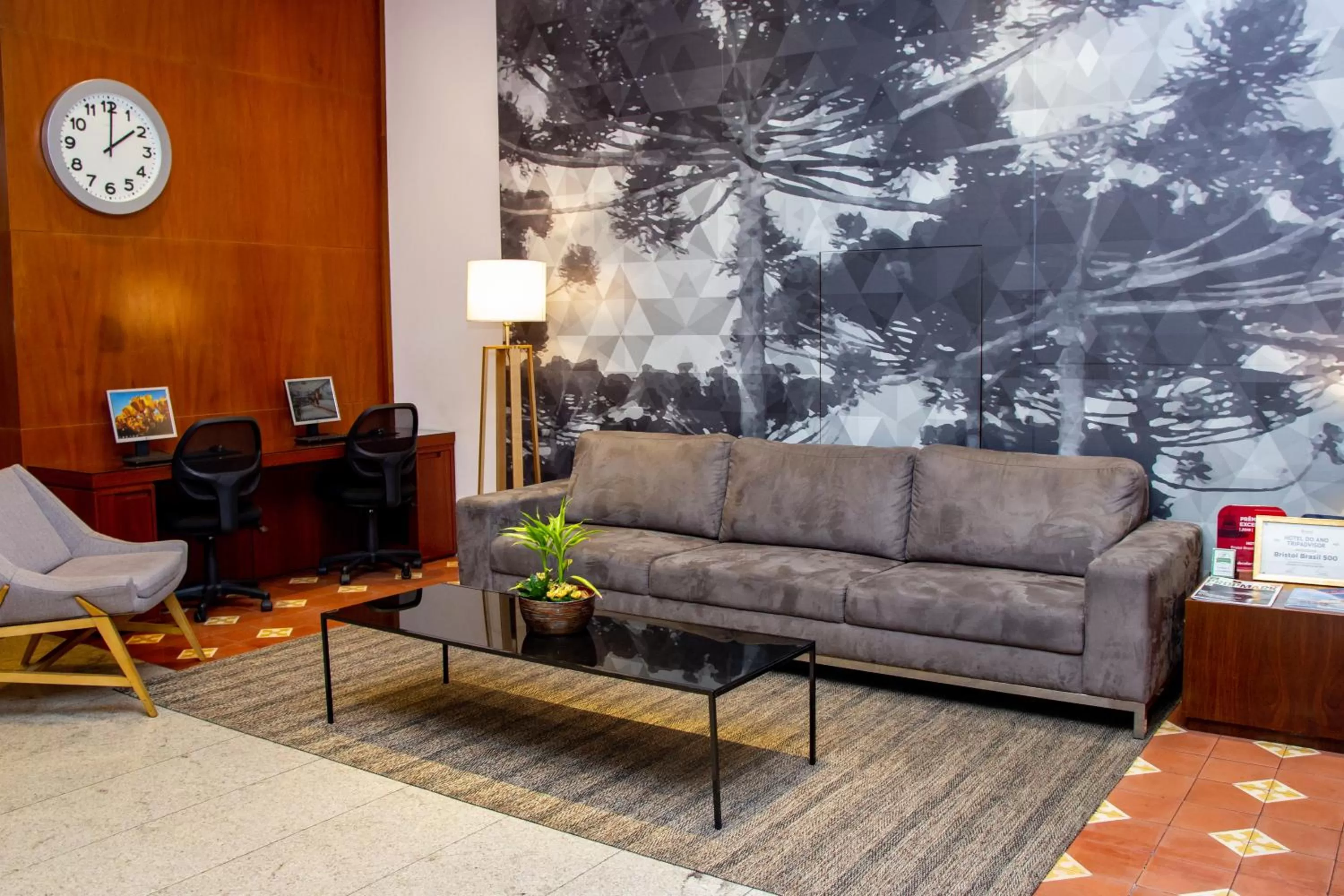 Lobby or reception in Bristol Brasil 500 Curitiba Batel
