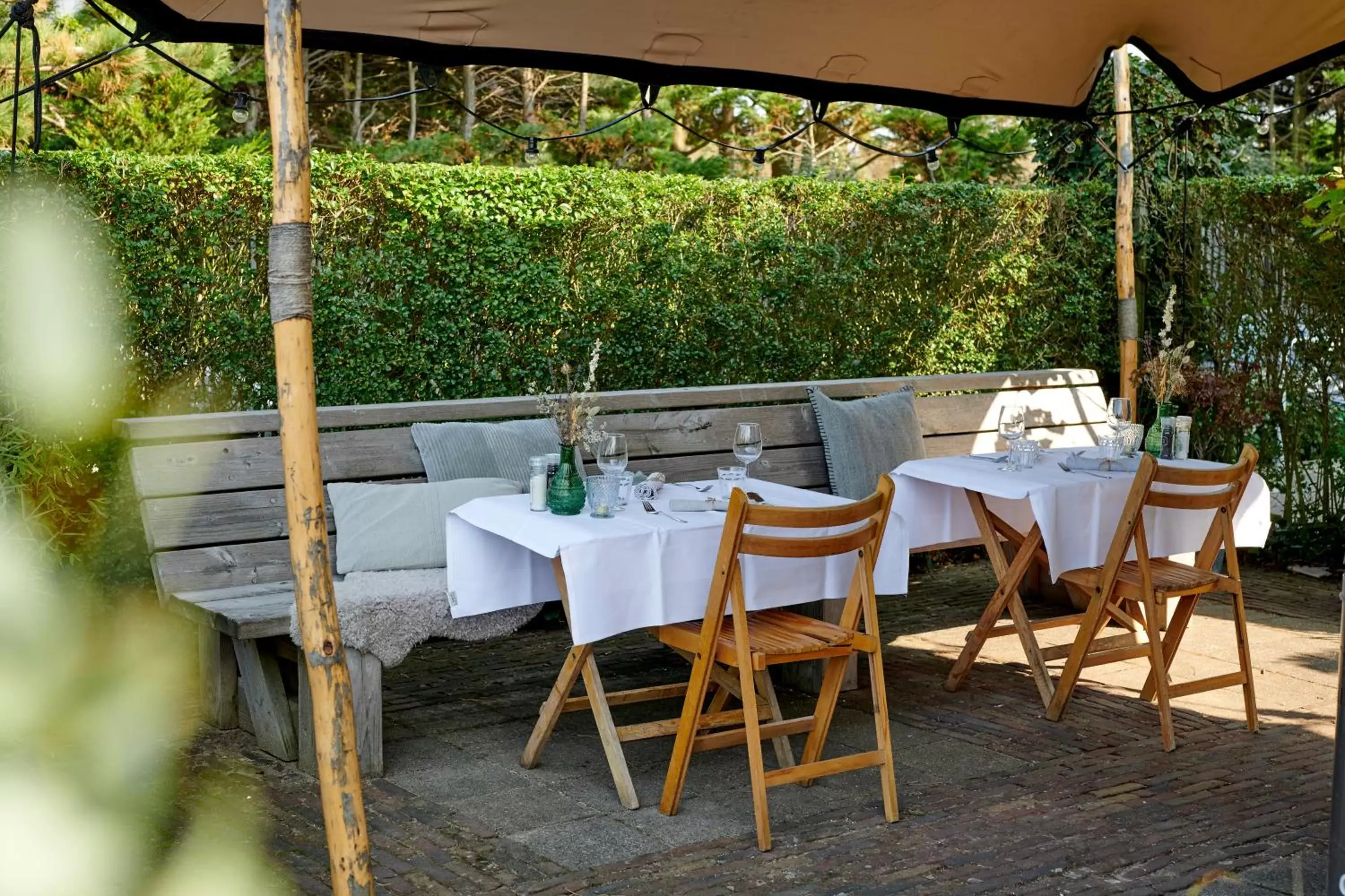 Patio, Restaurant/Places to Eat in Hotel Zonne