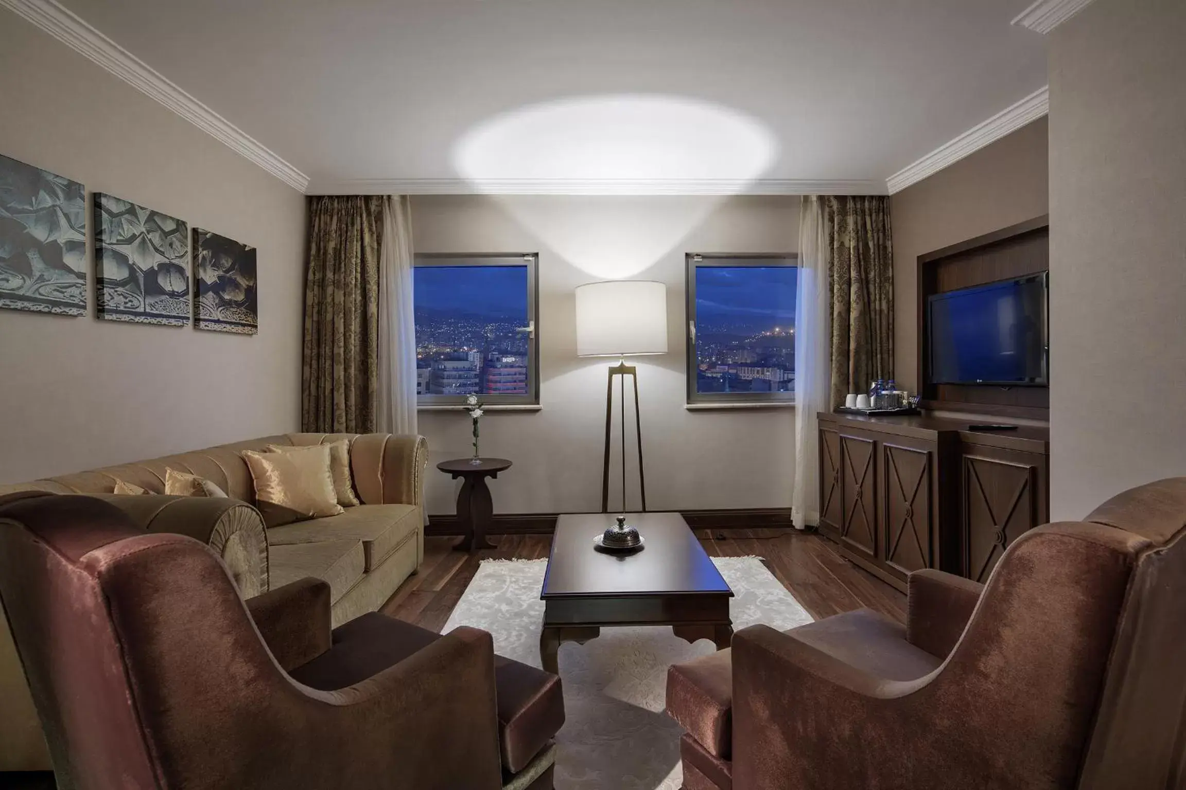 View (from property/room), Seating Area in Wyndham Grand Kayseri