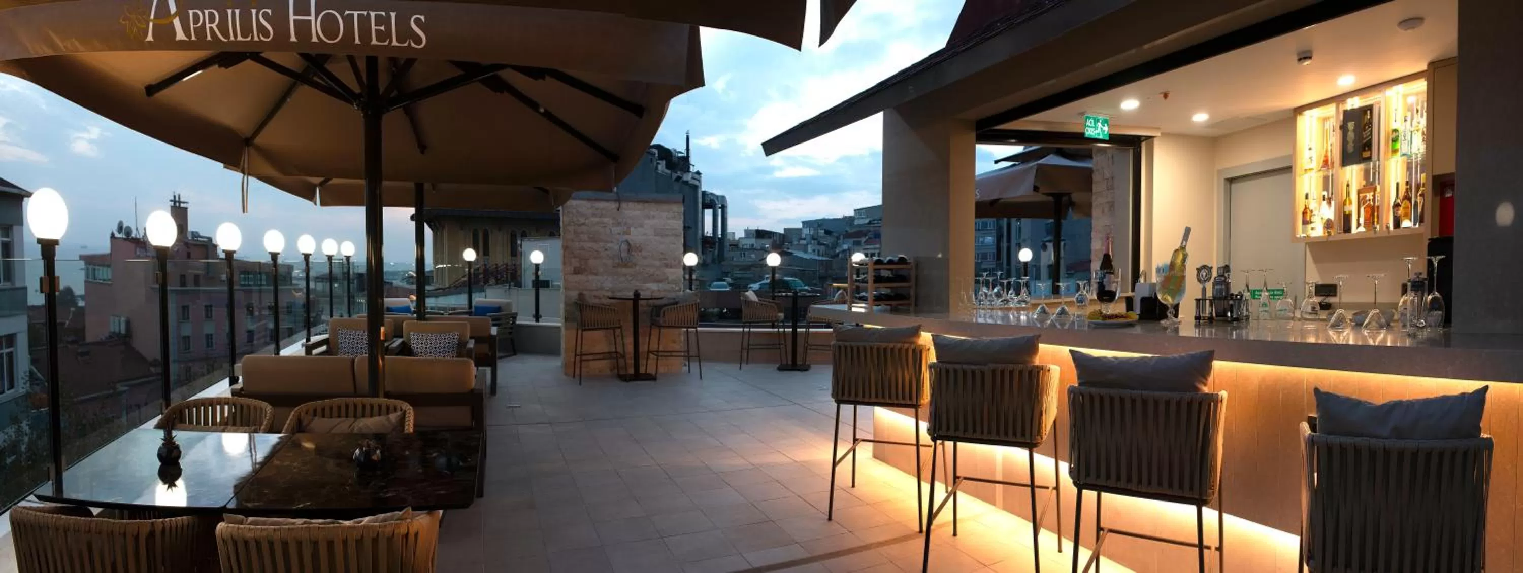 Balcony/Terrace in Aprilis Deluxe Hotel