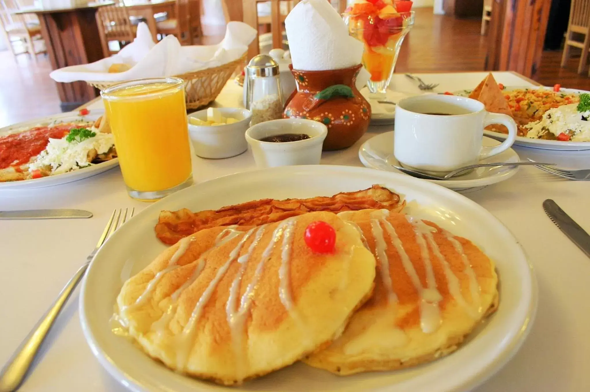 American breakfast, Breakfast in Hotel Zihua Caracol