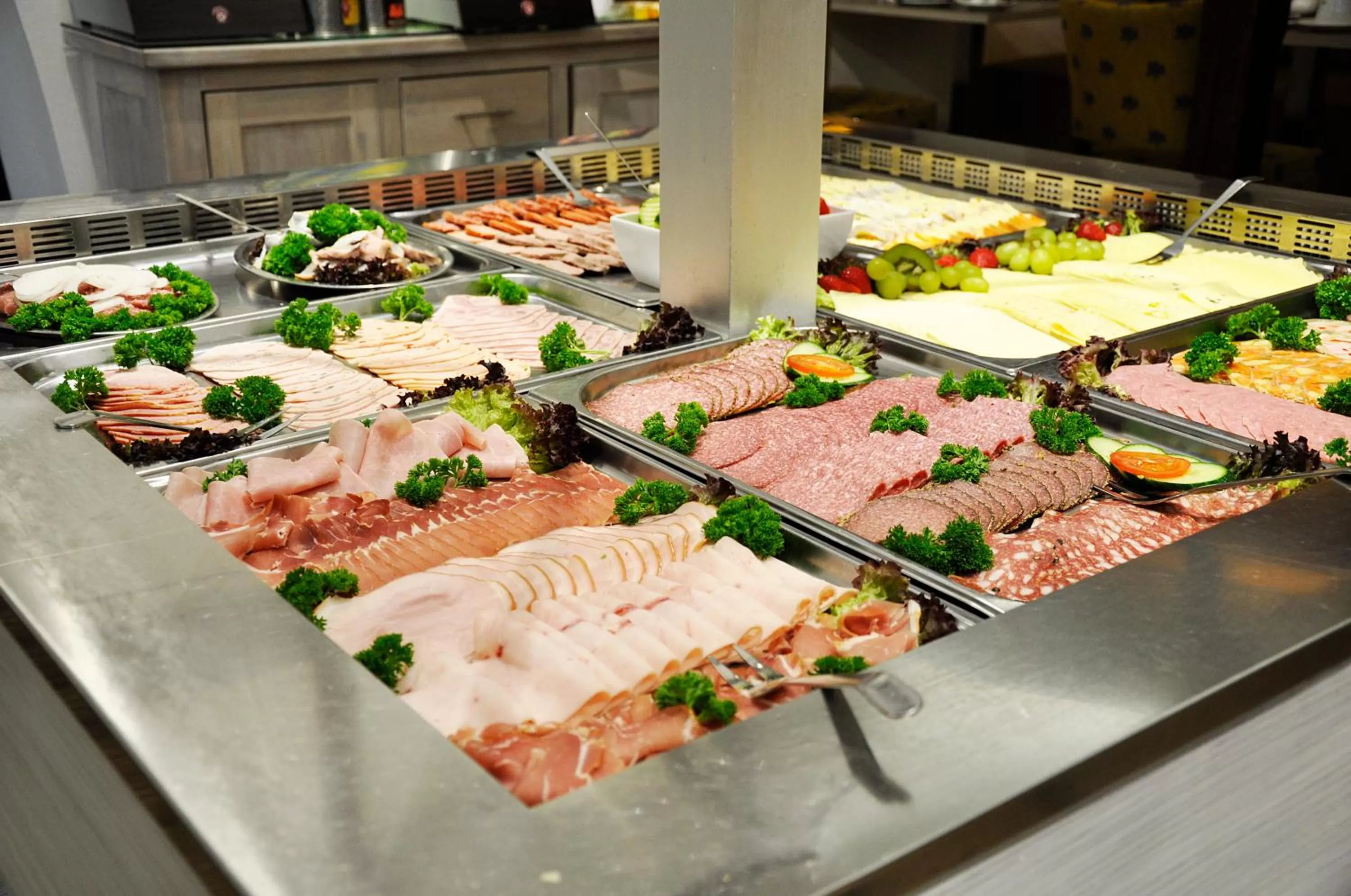 Buffet breakfast in Hotel Atlantik