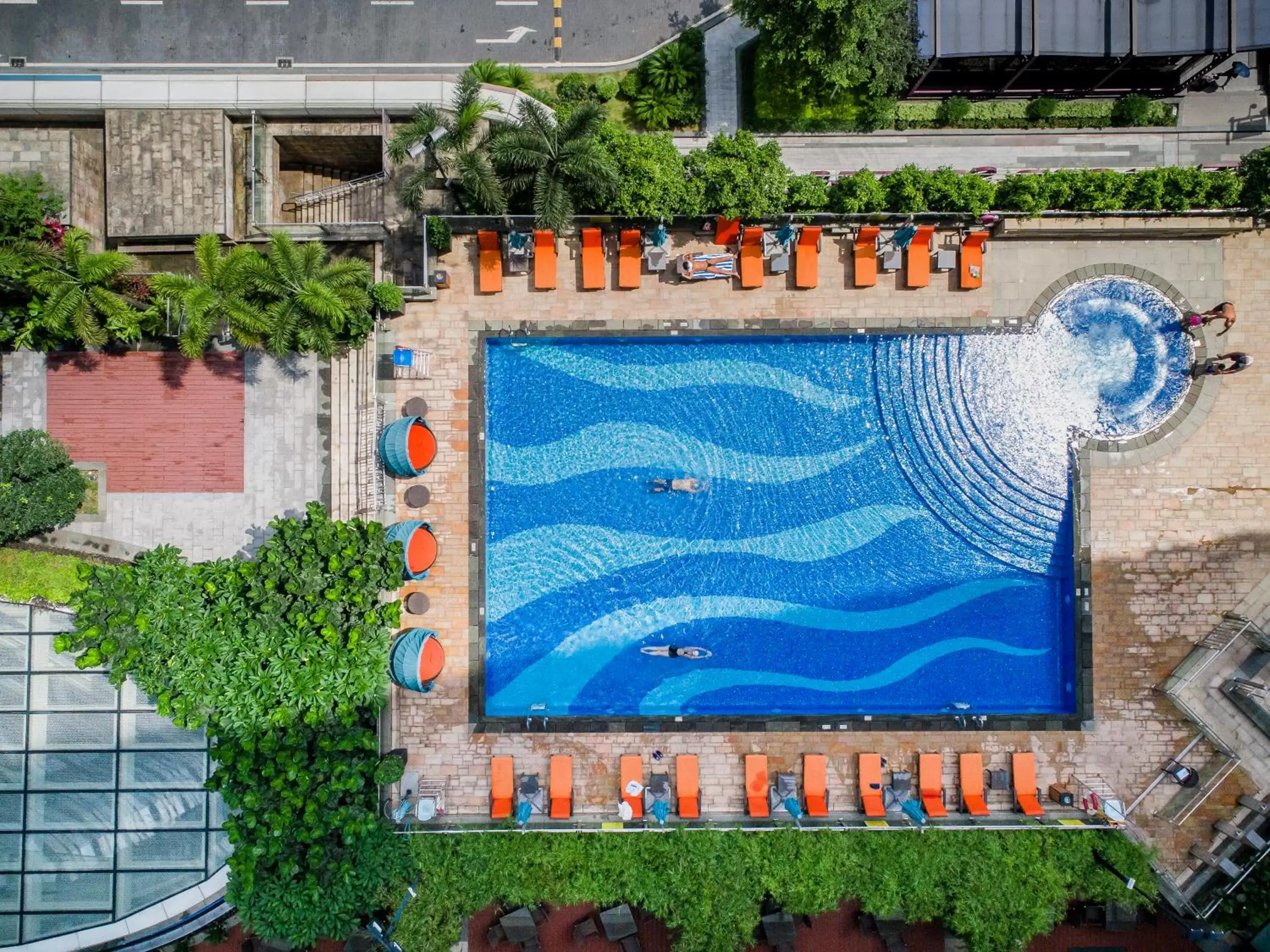 Swimming pool, Pool View in Fraser Suites Guangzhou