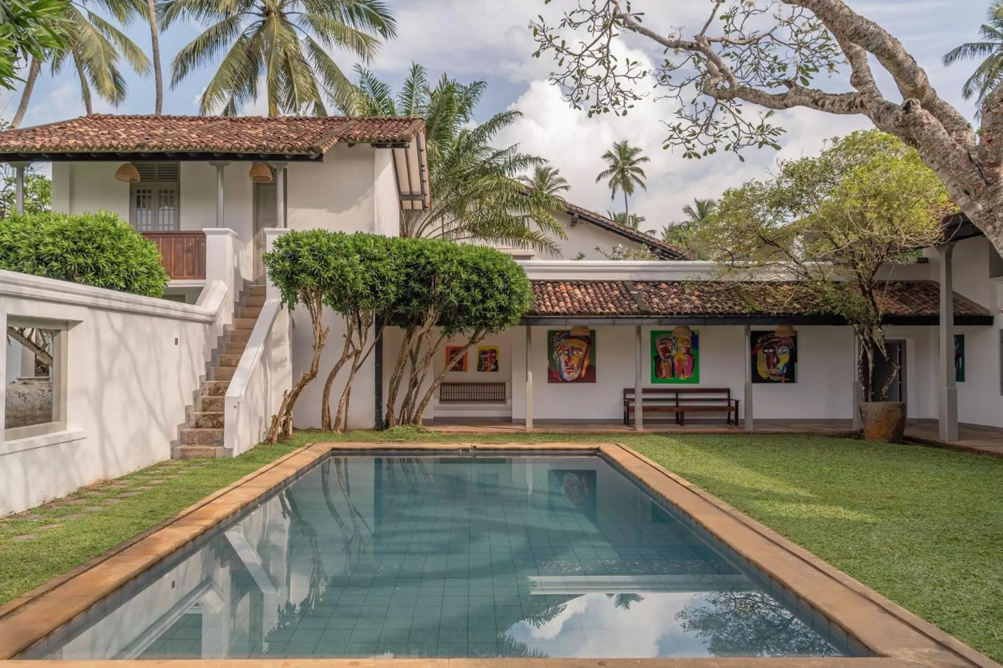 Swimming pool in The Villa Bentota by KK Collection
