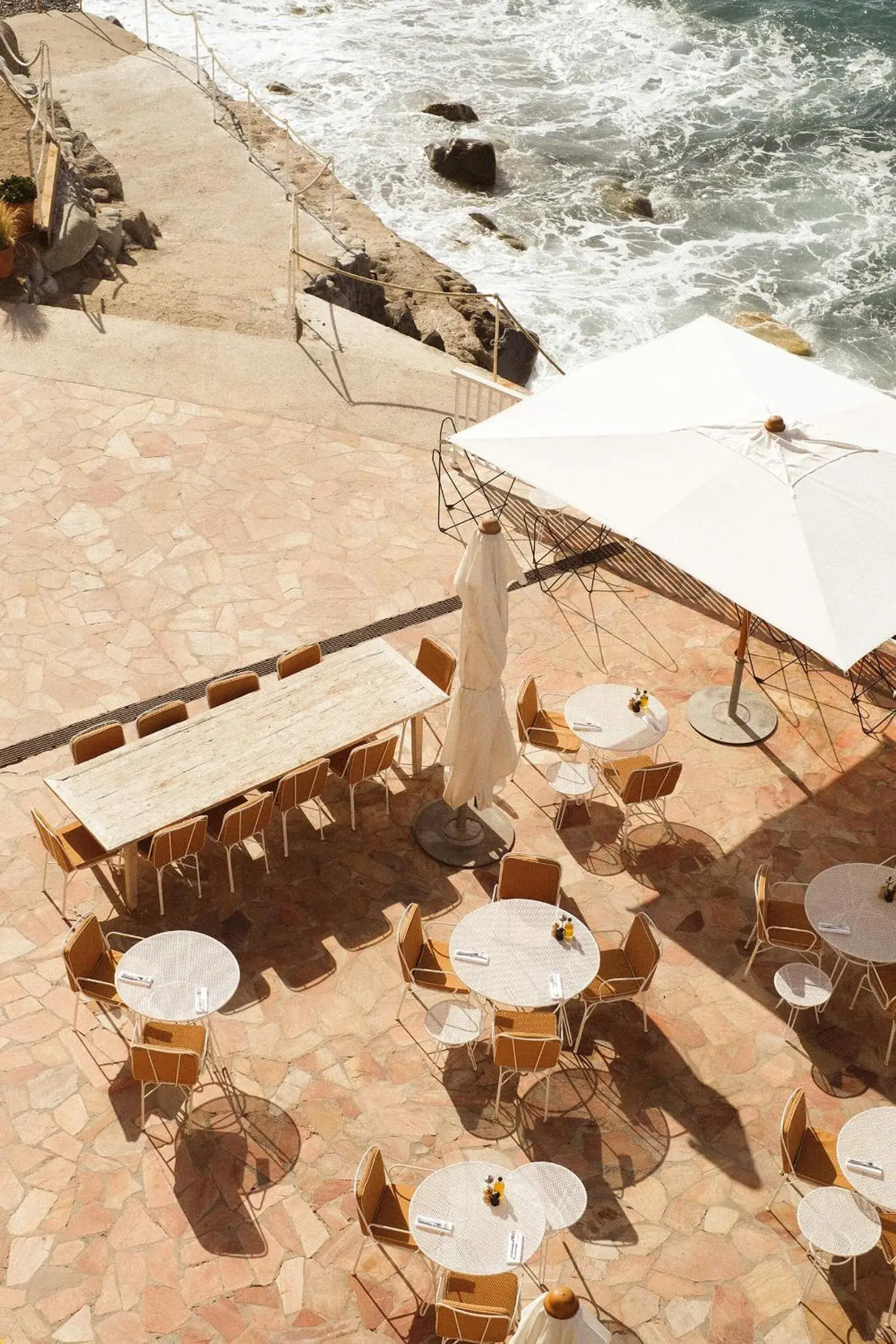 Patio in Hotel Les Roches Rouges