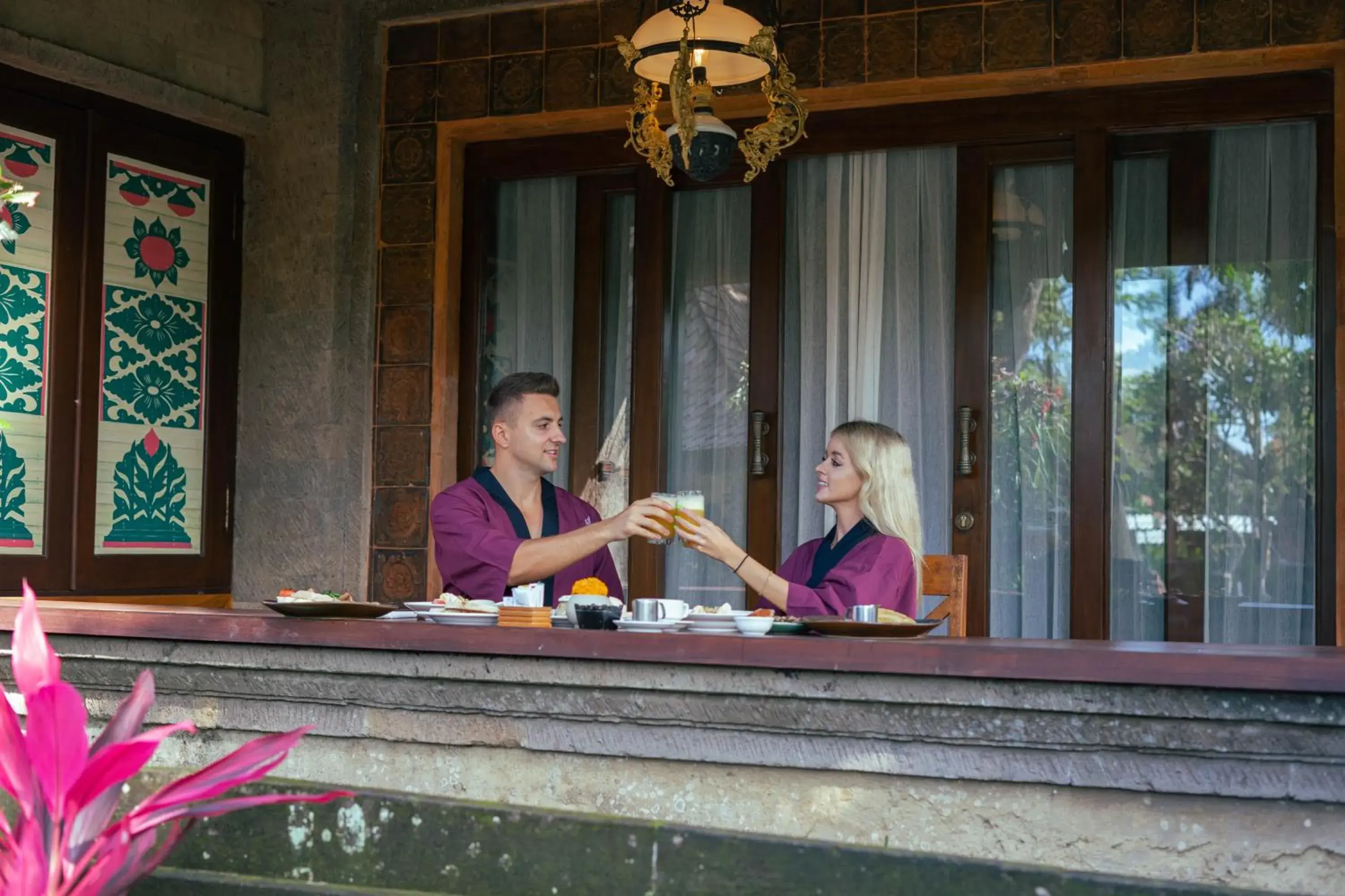 Breakfast in Puri Saraswati Dijiwa Ubud Breakfast in Puri Saraswati Dijiwa Ubud