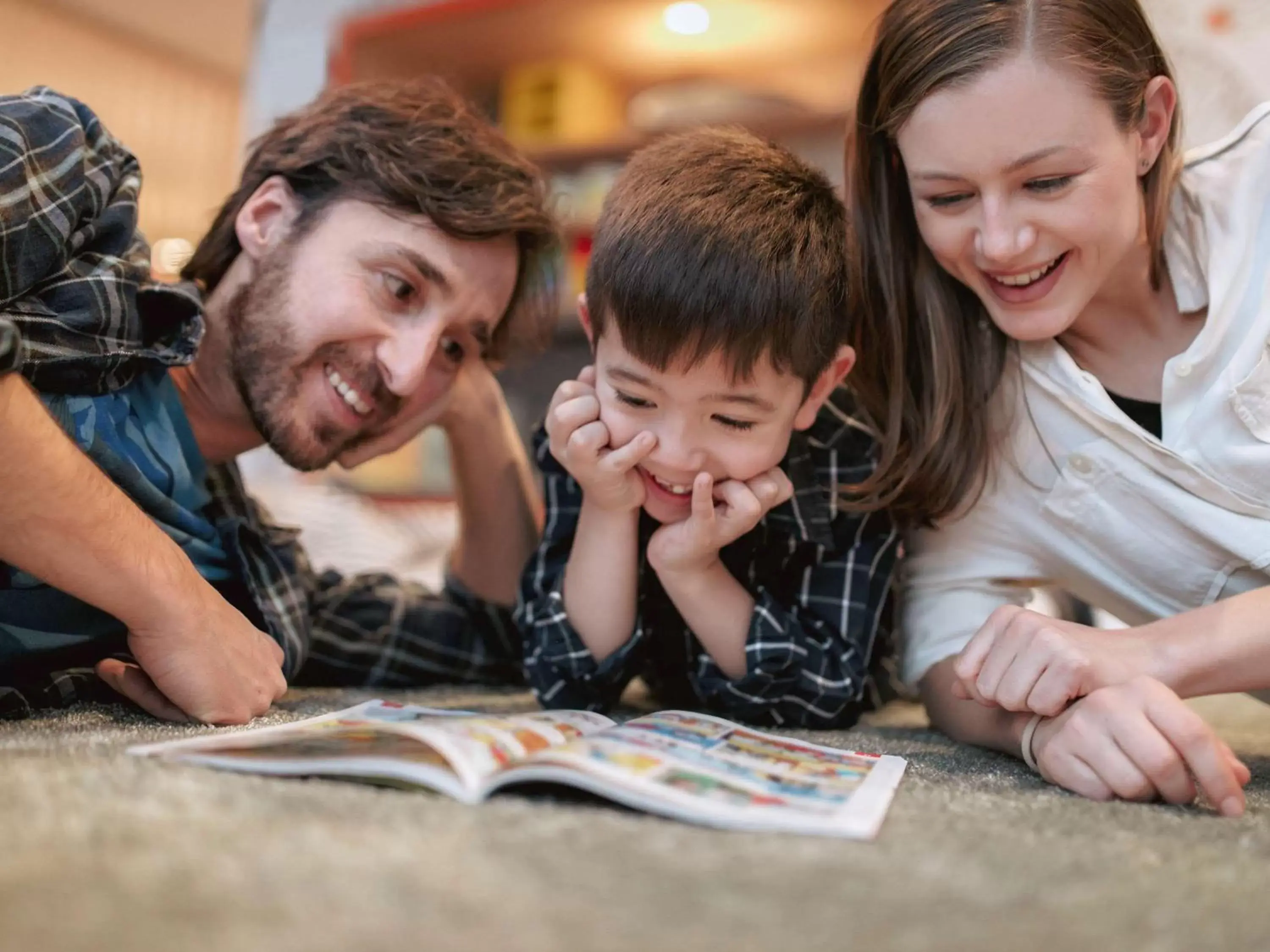 Family in ibis Duesseldorf Airport