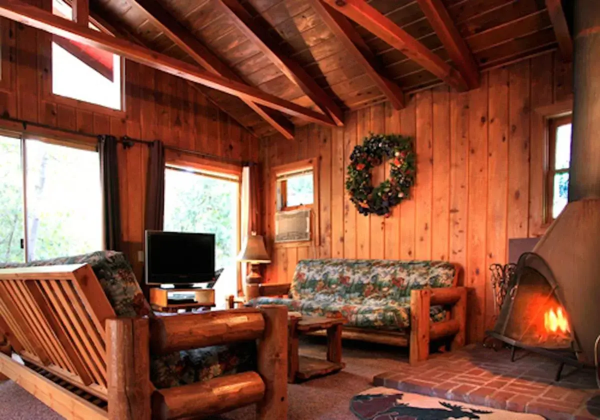 Seating Area in Silver Pines Lodge