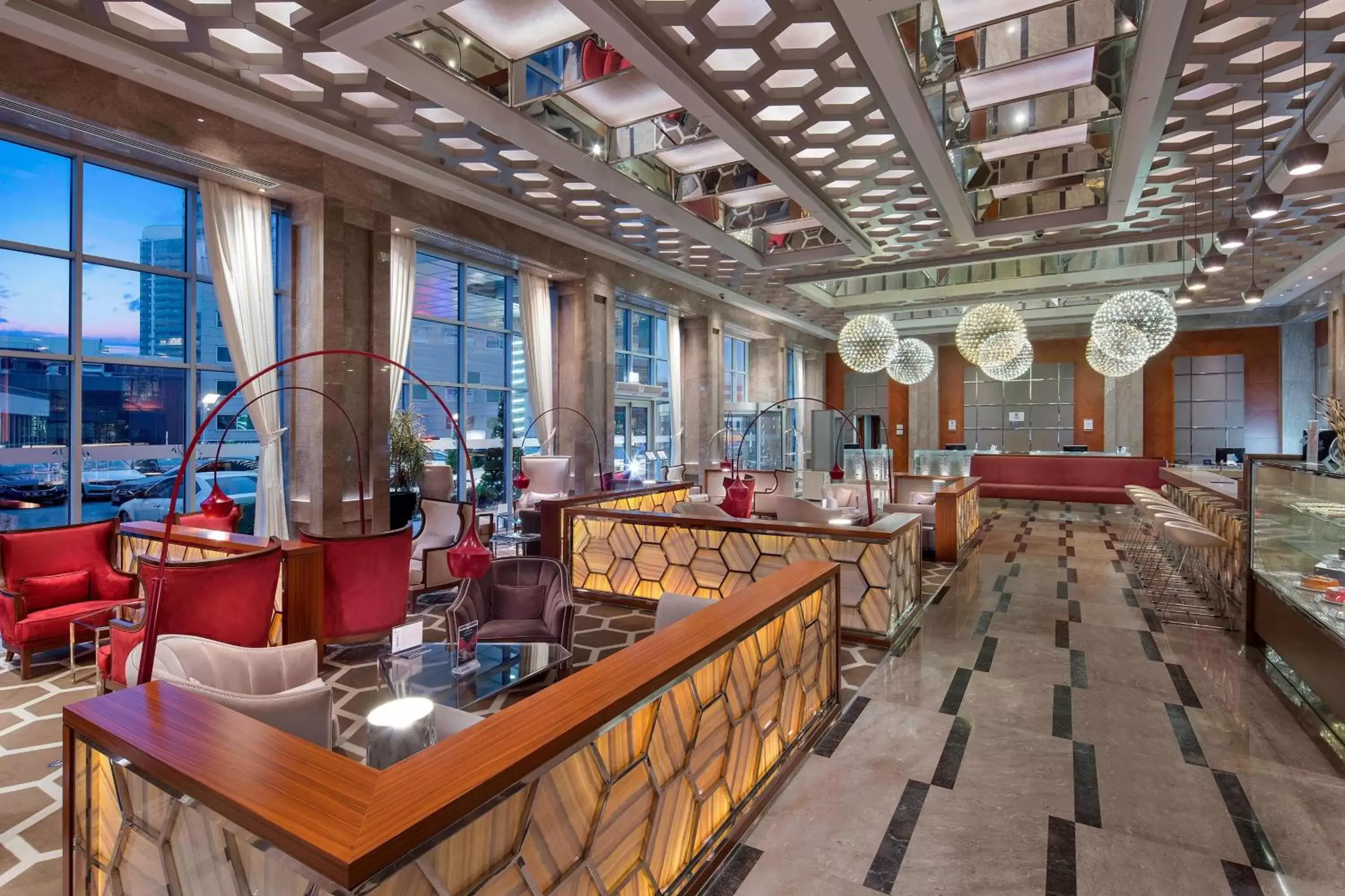 Lobby or reception, Restaurant/Places to Eat in Sheraton Bursa Hotel