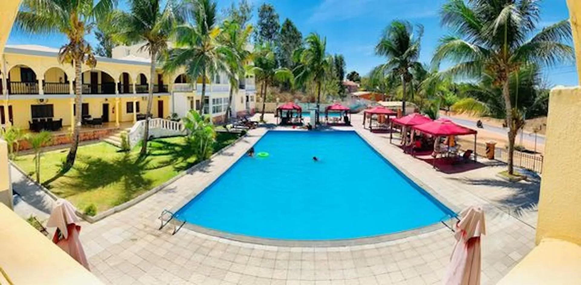 Pool view in New Park Resort