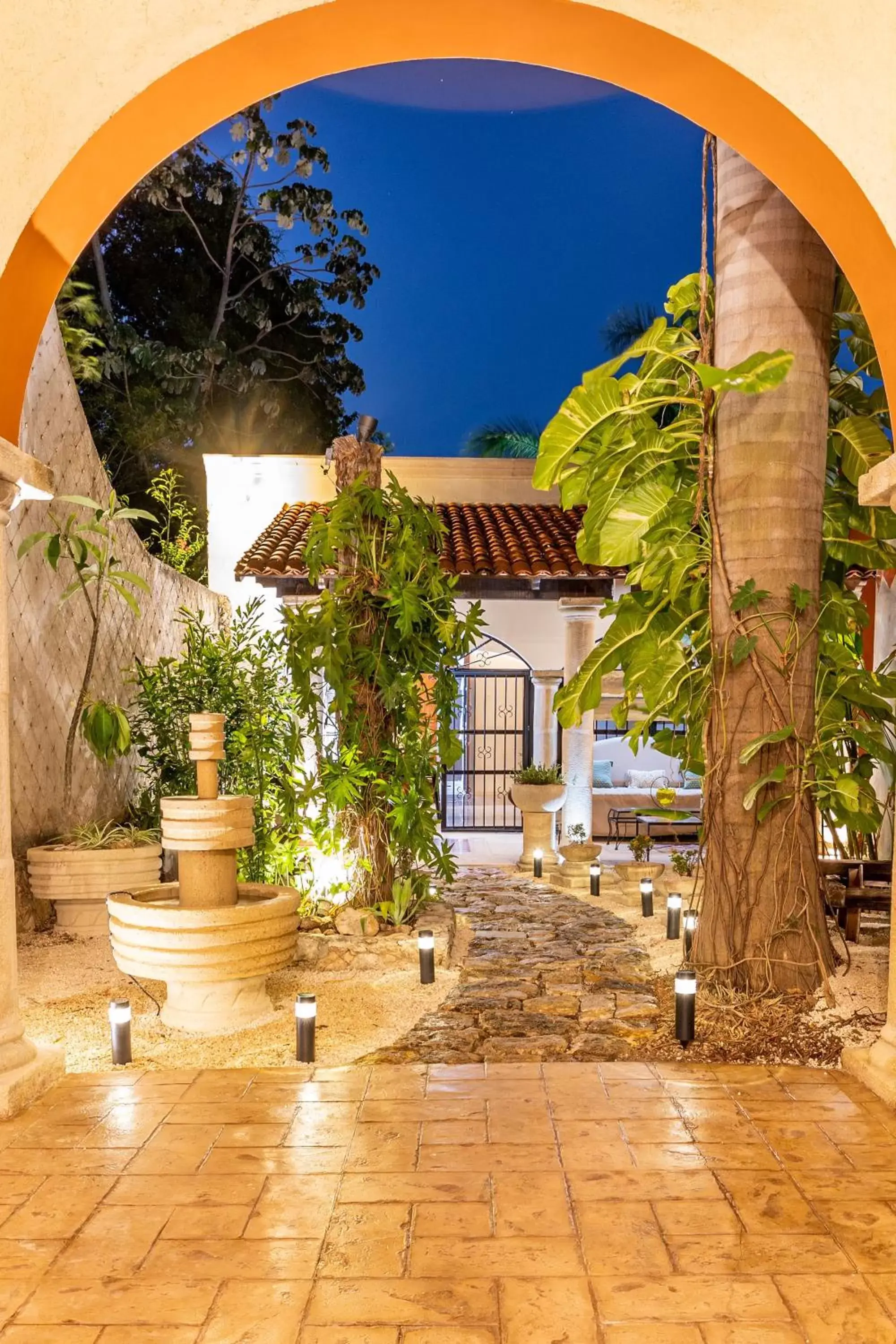 Patio in Casa Dos Lirios Hotel Boutique