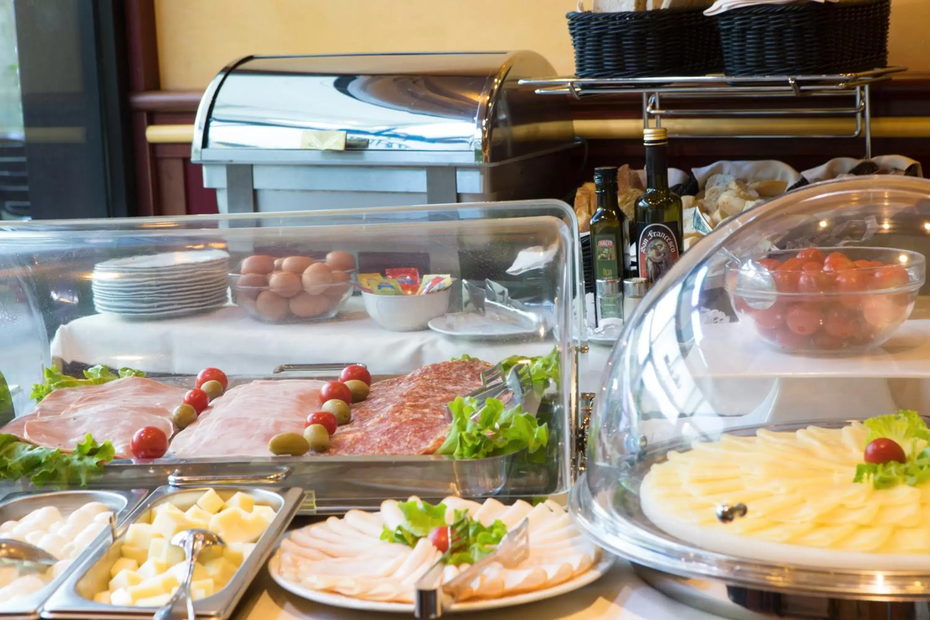 Buffet breakfast in Best Western Hotel Tritone Buffet breakfast in Best Western Hotel Tritone