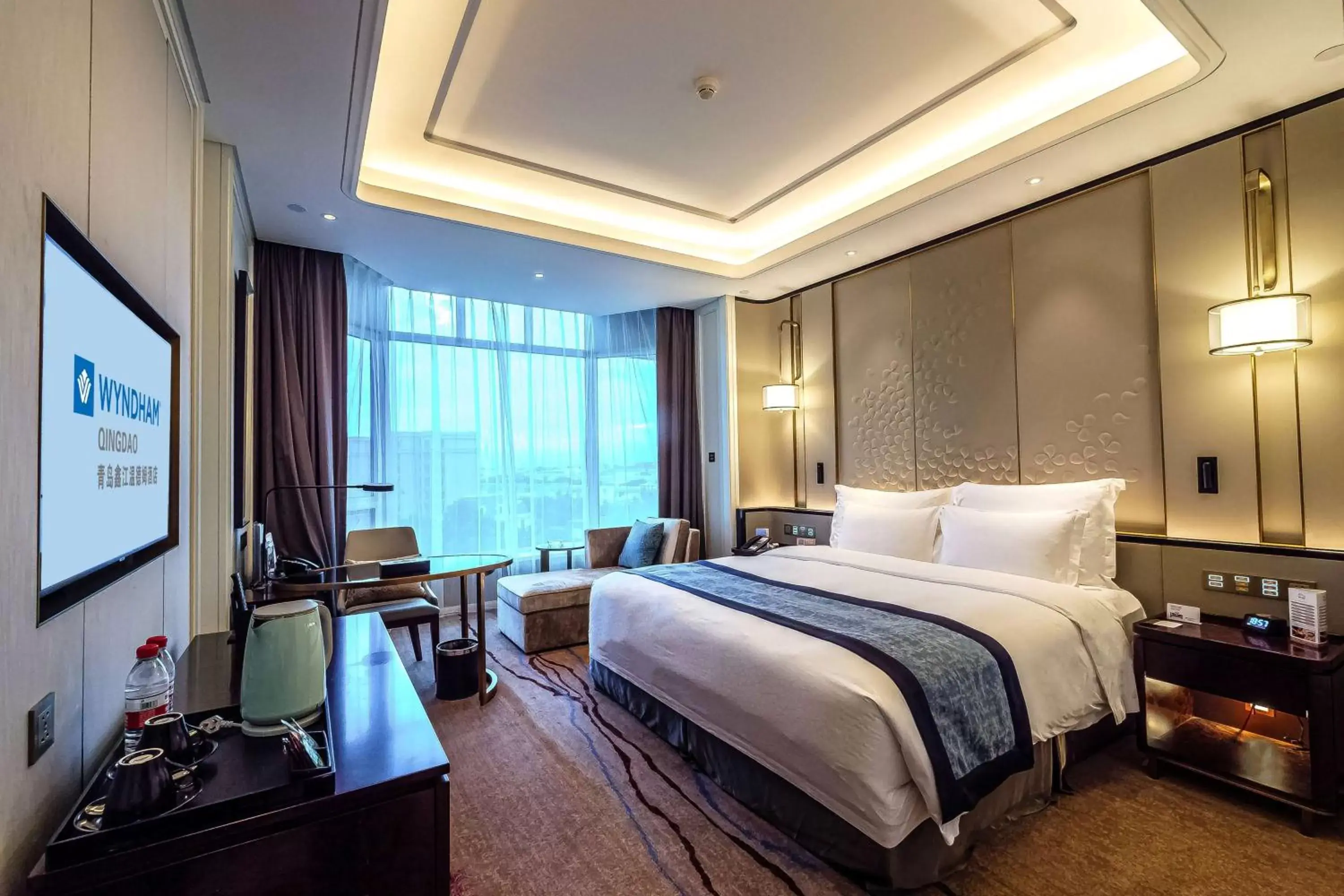 Photo of the whole room in Wyndham Qingdao